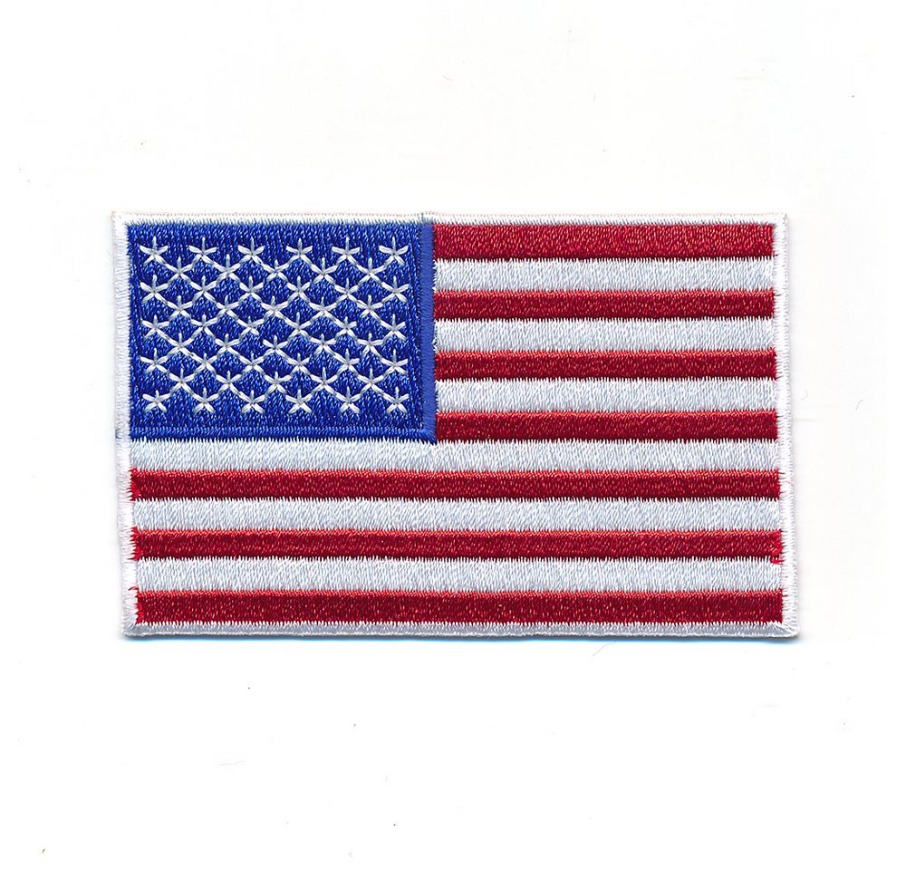 Thumbnail - hegibaer Aufnäher 4 USA Flaggen Washington D. C. - Amerika Patch Aufnäher Aufbügler 0650, (Set, 4-tlg), Beste Qualität