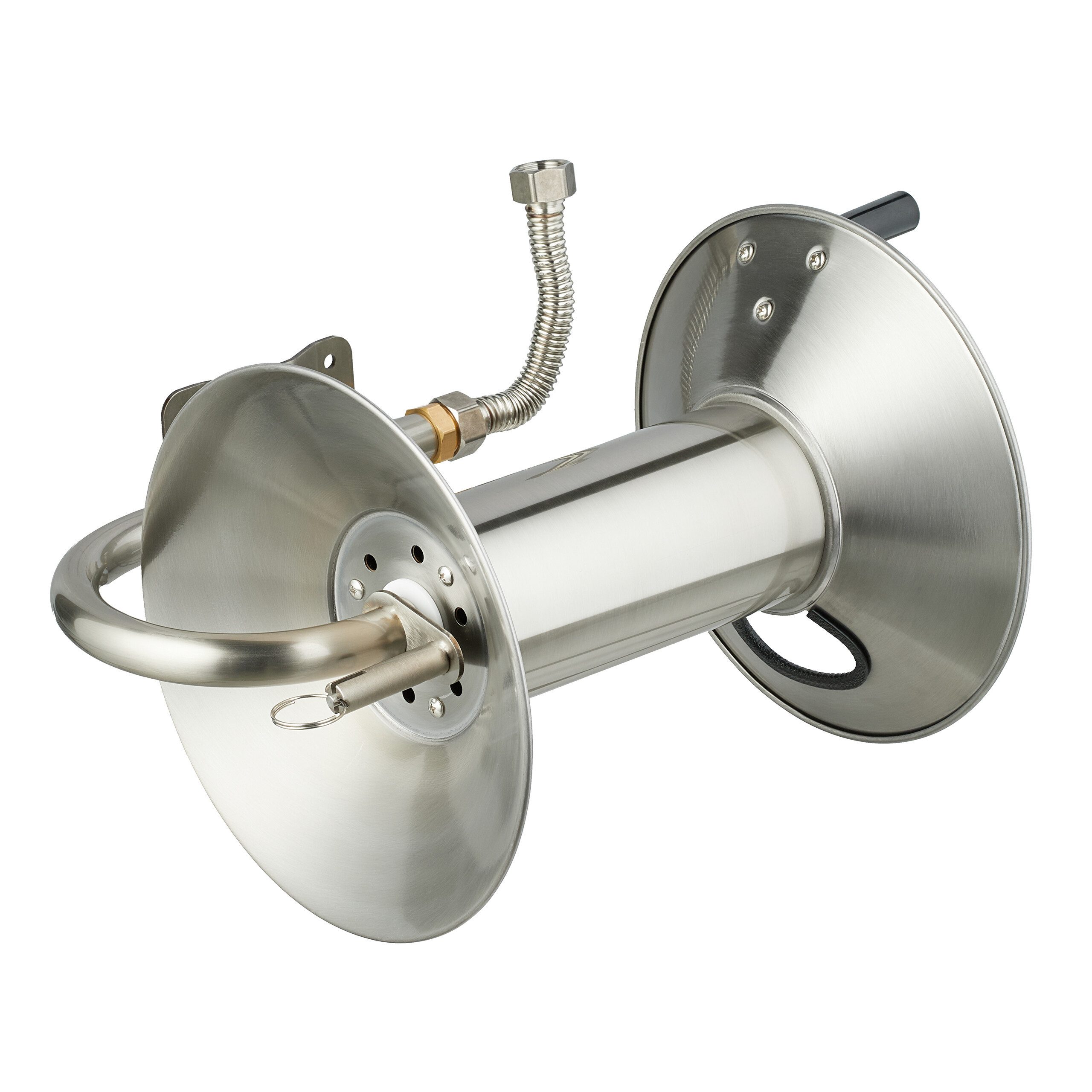 relaxdays Schlauchtrommel für die Wand