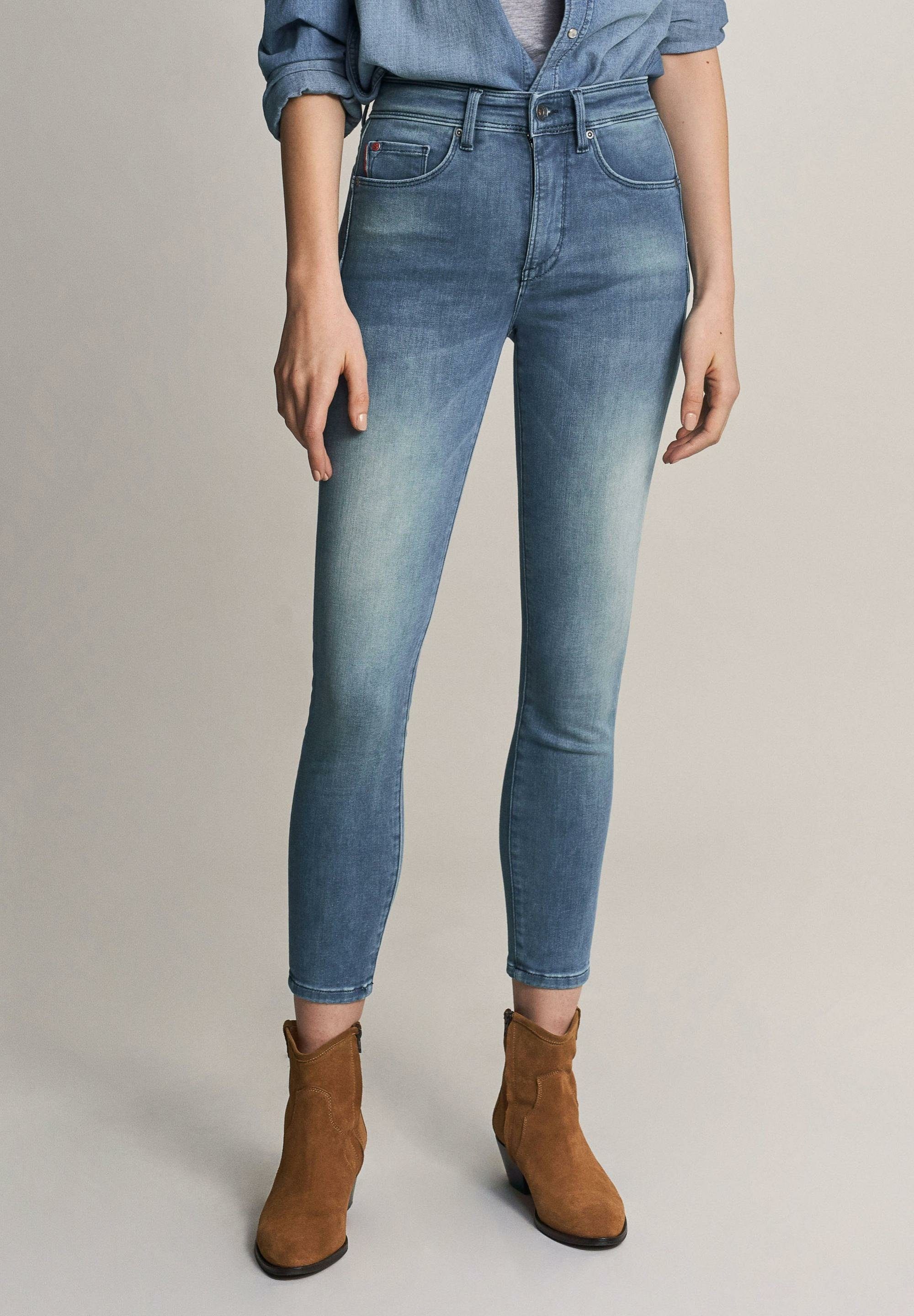 Salsa PushupJeans »Secret Glamour« Push In, cropped, in gewaschenem