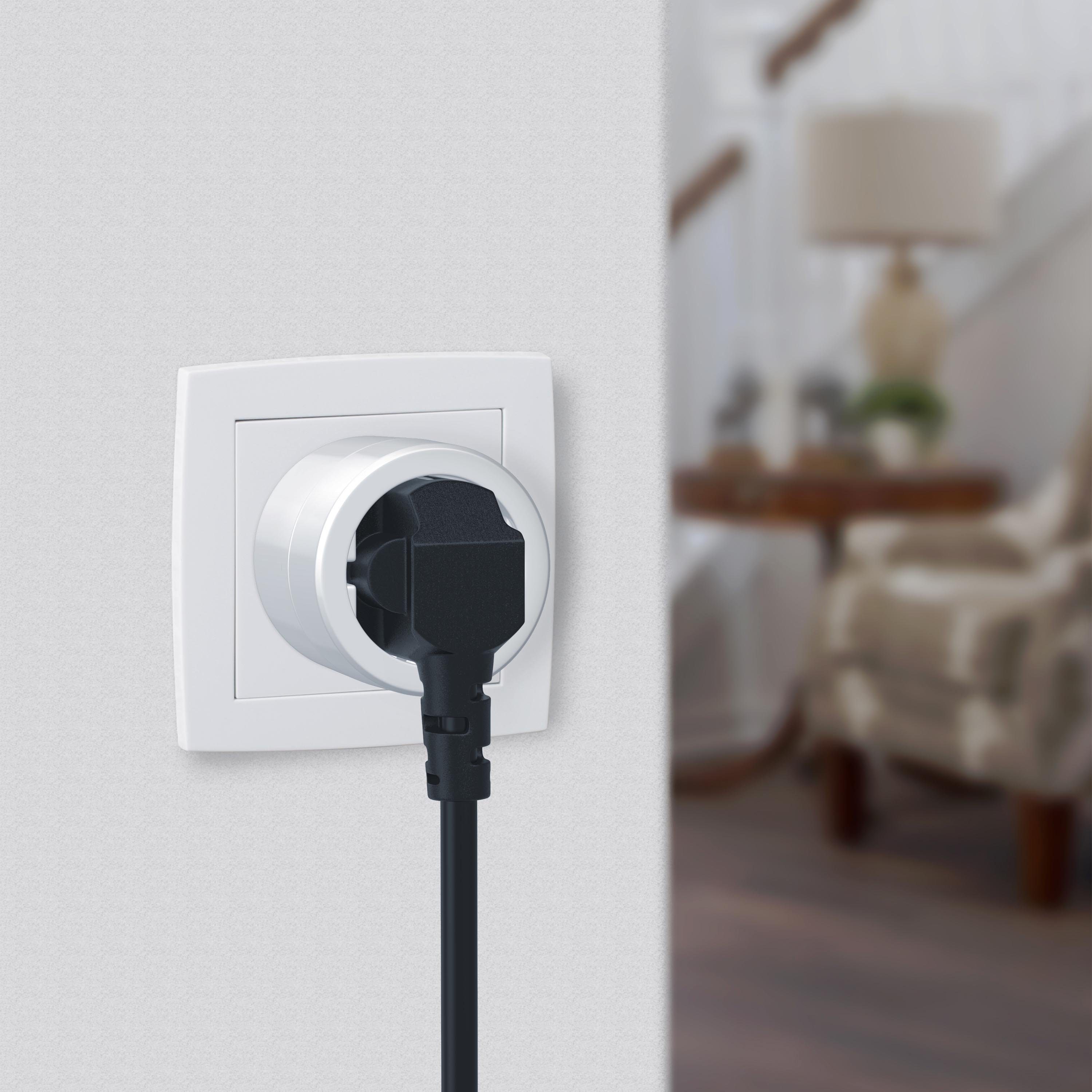 BEARWARE Funksteckdose 3er Set Smart Funk Steckdosen für Innenbereich mit Fernbedienung, LED, Reichweite 25m, Ferngesteuerte indoor Stecker, Berührungsschutz, 3680W