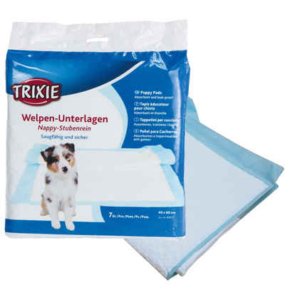 TRIXIE Hundetoilette Stubenrein Unterlage - Mehrpack für Hundetoilette, Der versiegelte Rand und die feuchtigkeitsundurchlässige Folien Unterseite schützen vor dem Austreten von Flüssigkeiten