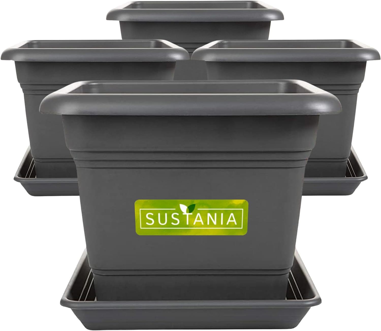 SUSTANIA Blumentopf Pflanzkübel Groß Außen inkl. günstig online kaufen