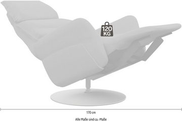 ADA trendline Relaxsessel Thimo, in Größe L, Liegefläche 185cm, verstellbar, optional mit Aufstehhilfe