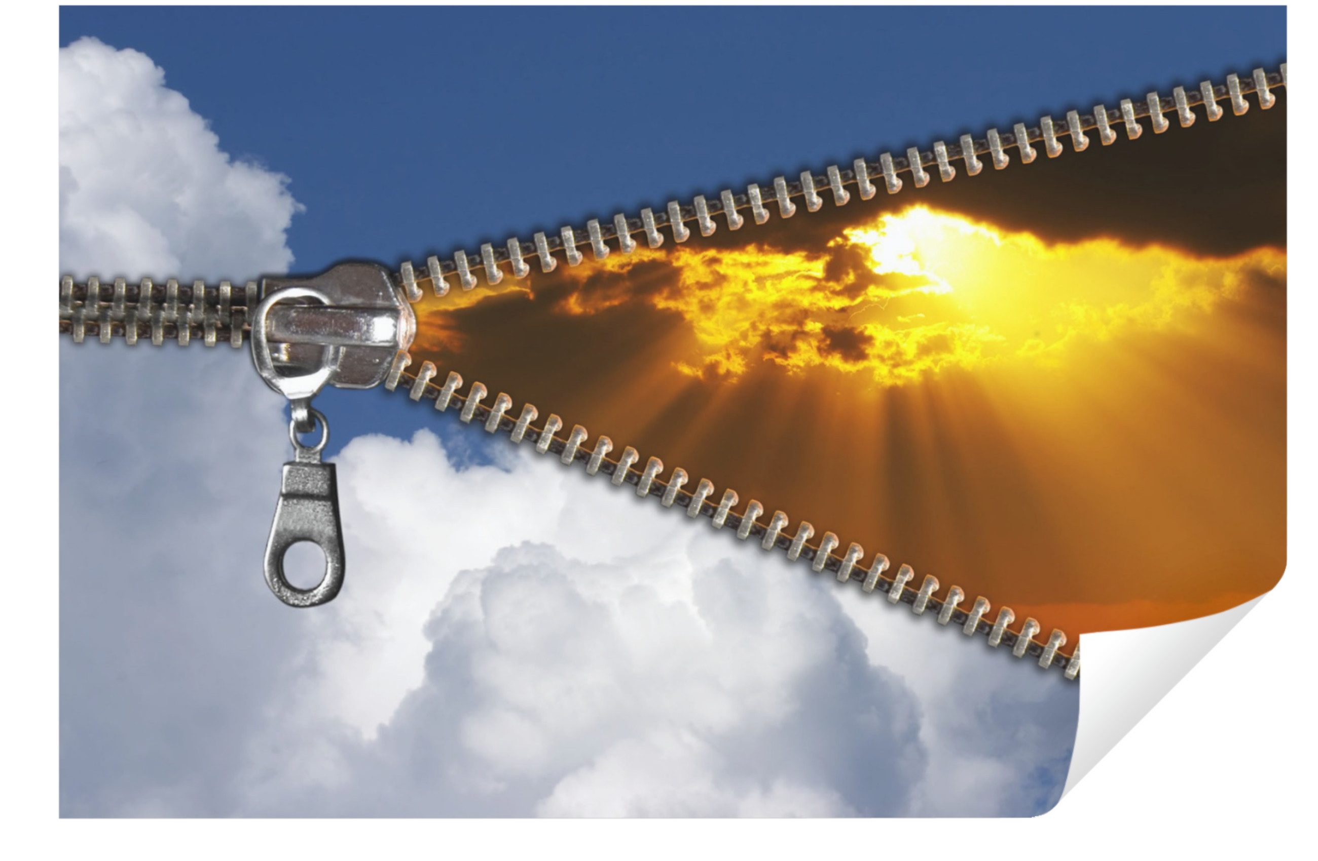 Wallarena Fototapete Himmel Sonne Tapete Wohnzimmer günstig online kaufen
