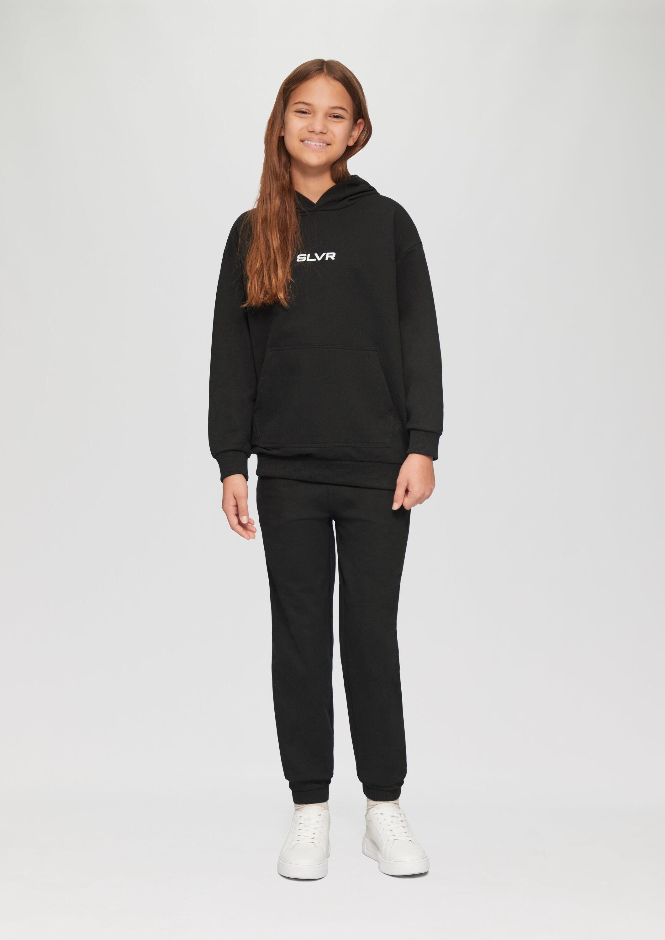 s.Oliver Jogginghose Leggings Unisex Jogginghose aus Sweat mit Print-Detail – Bild 5 von 5