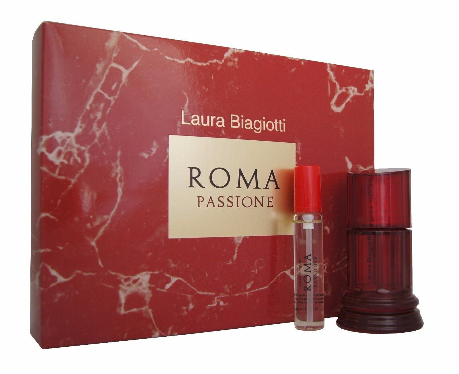 EDT Biagiotti Laura Biagiotti Roma EDT Duft-Set 15ml, de 1-tlg. + Toilette Laura Eau Passione 50ml
