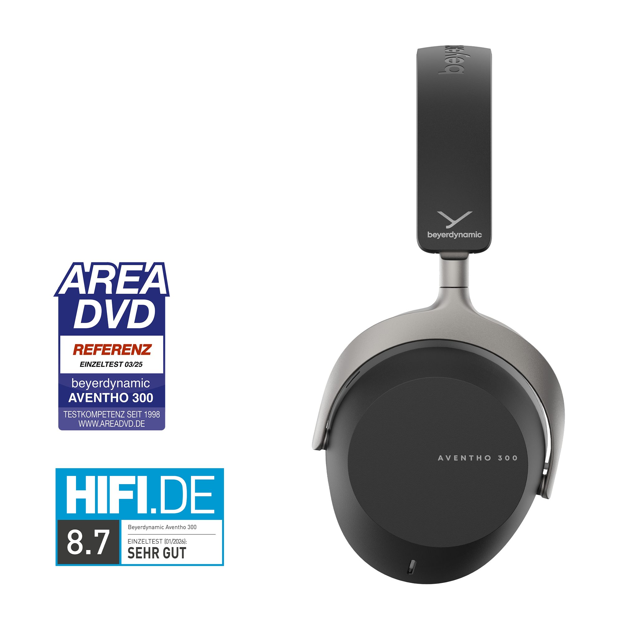 beyerdynamic AVENTHO 300 mit ANC Bluetooth-Kopfhörer (Keine Sprachsteuerung, Bis zu 50 Stunden Akkulaufzeit mit ANC)