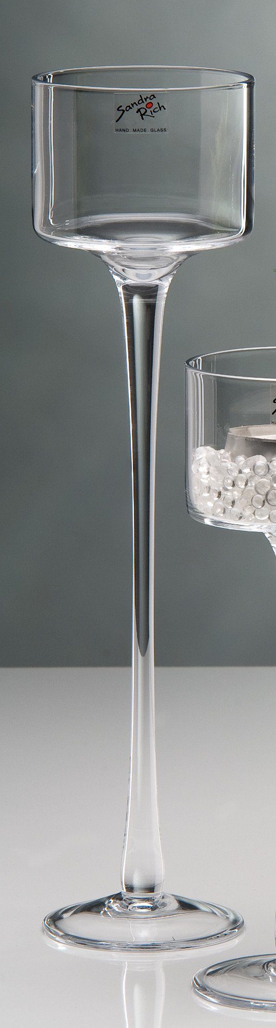 Sandra Rich Kerzenhalter Glasschale Candle Light klar rund von Sandra Rich