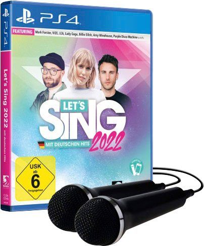 Let's Sing 2022 PlayStation 4, inkl. USB-Mikro (x2)