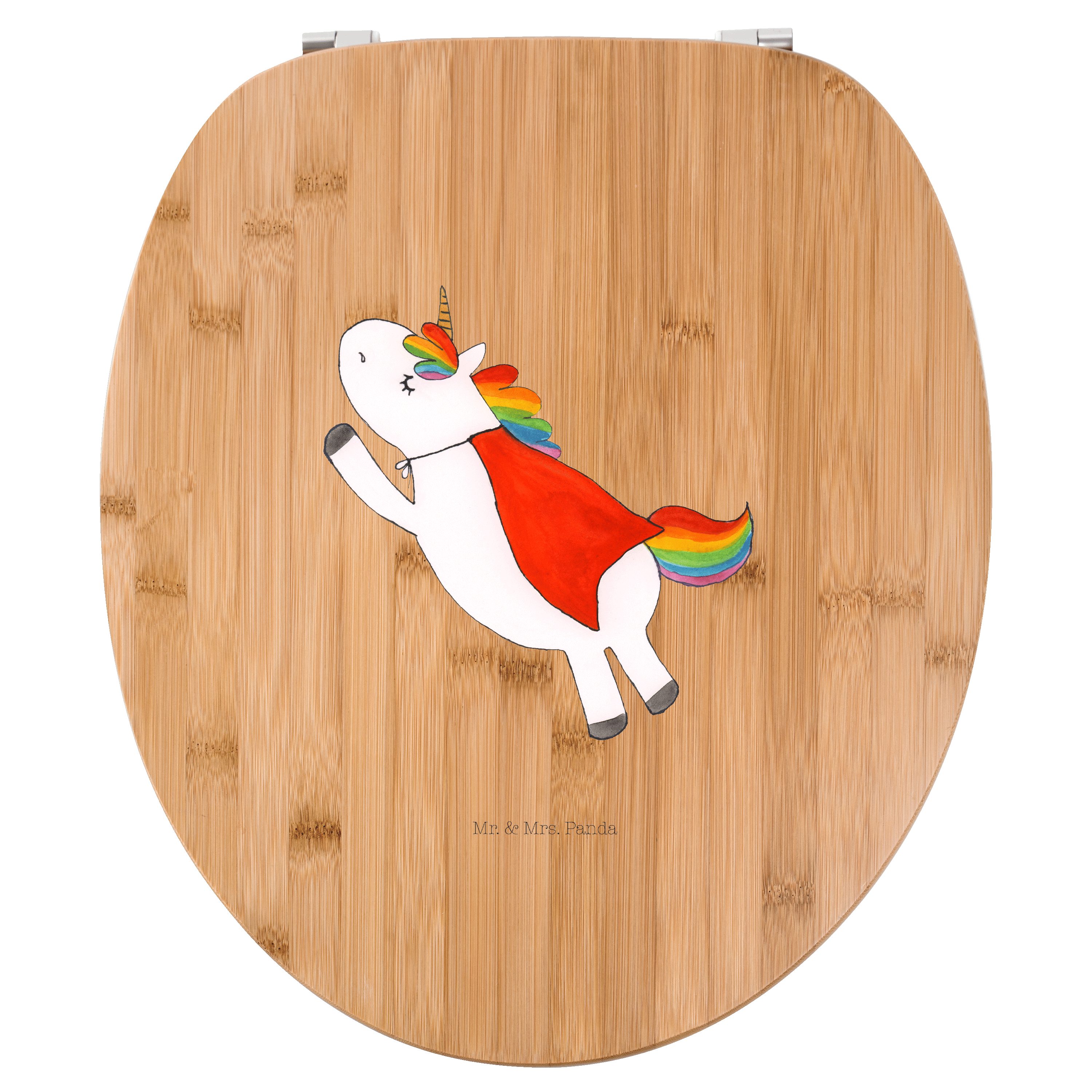 WC-Sitz Einhorn Super - Transparent - Geschenk, Mädchen, WC-Sitz, Klobrille