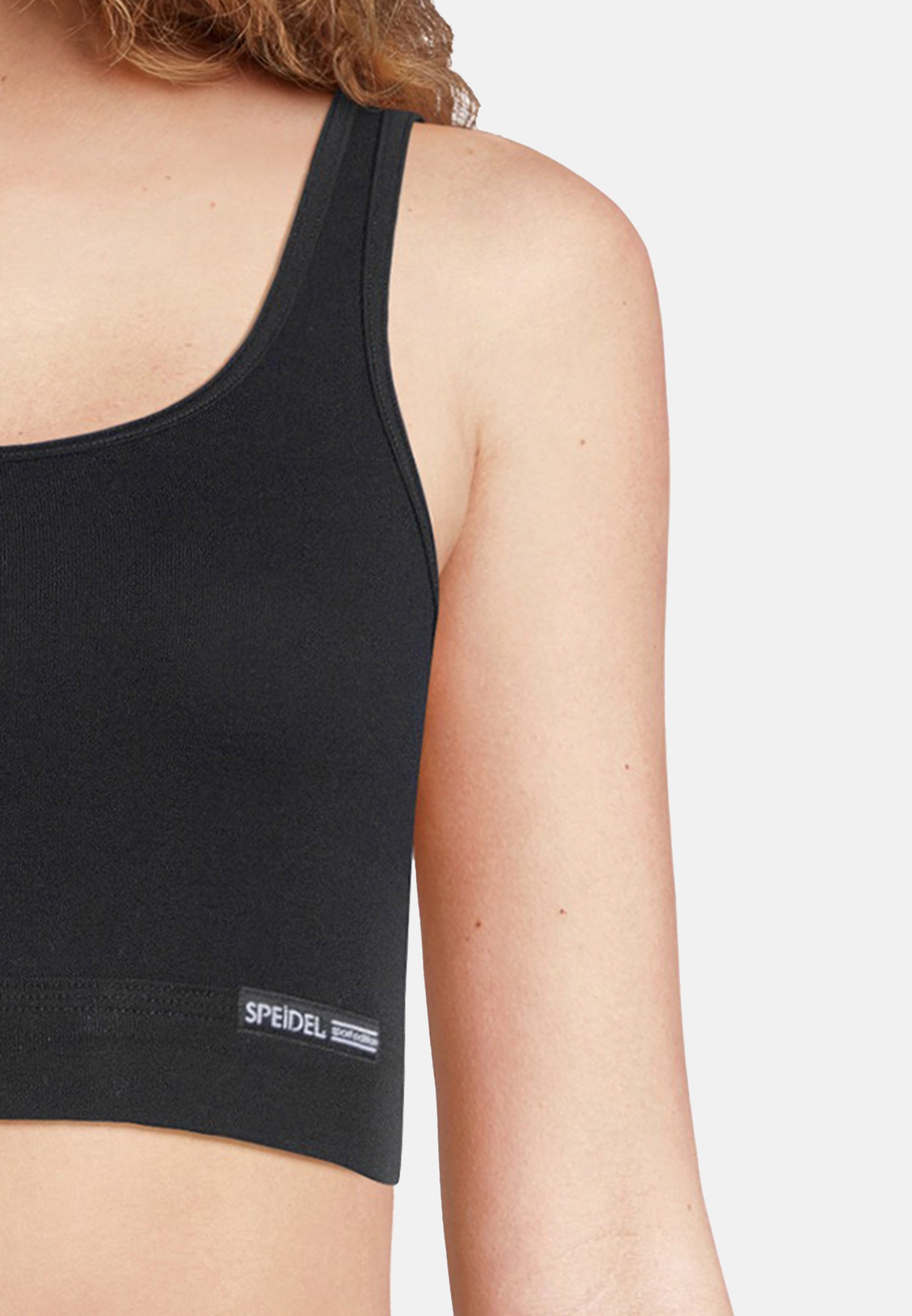 Speidel Bralette-BH 2er Pack Bio Cotton (Spar-Set, 2-tlg) Bustier - Baumwolle - Atmungsaktiv - Bequemer Weichbund aus Baumwolle