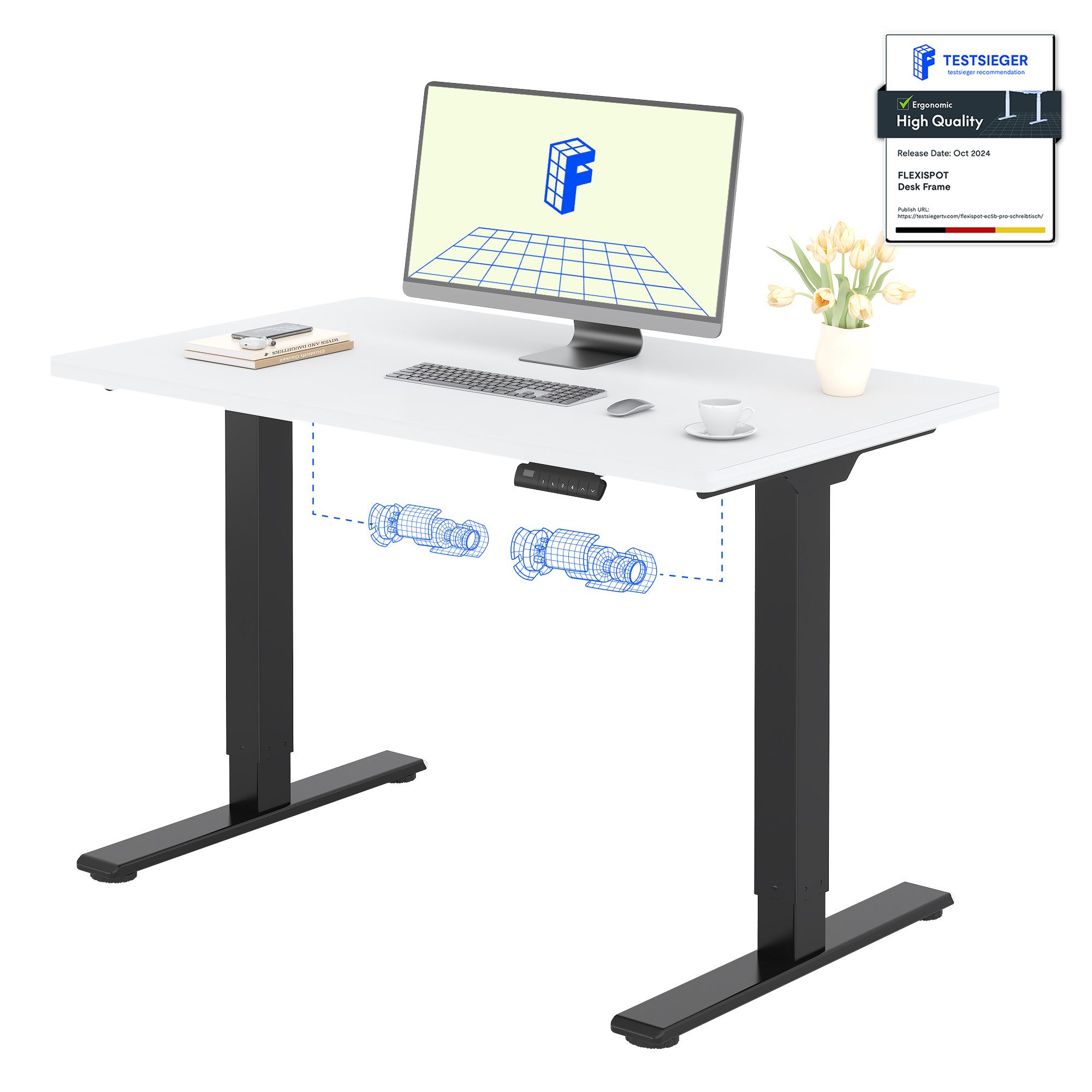 FLEXISPOT Schreibtisch Basic Plus Elektrisch höhenverstellbarer Schreibtisc günstig online kaufen