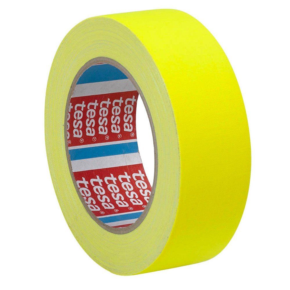 tesaband® 25m neongelb x 38mm Klebeband Gewebeband tesa 4671 tesa