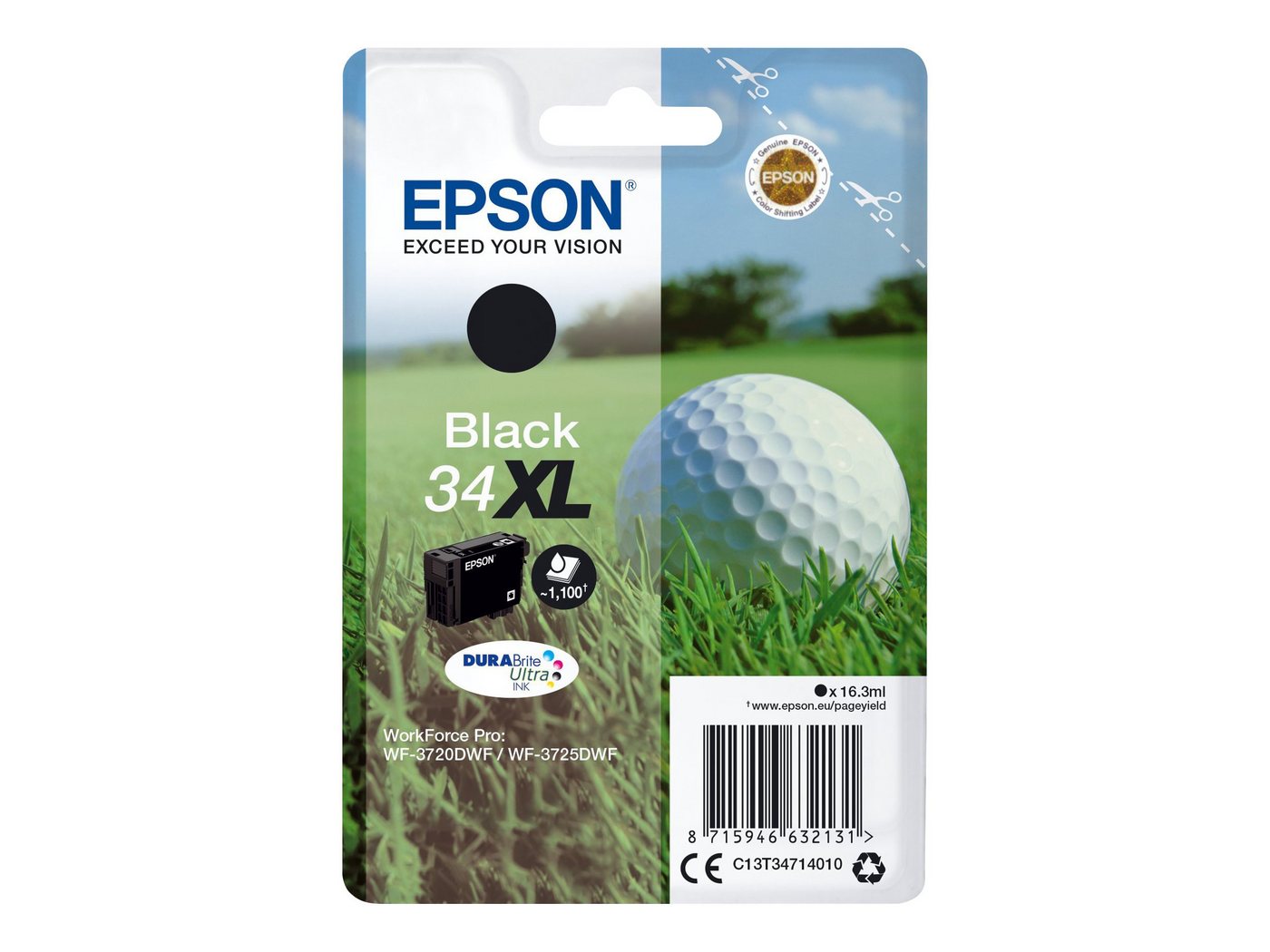 Thumbnail - Epson EPSON 34XL XL Schwarz Tintenpatrone Tintenpatrone