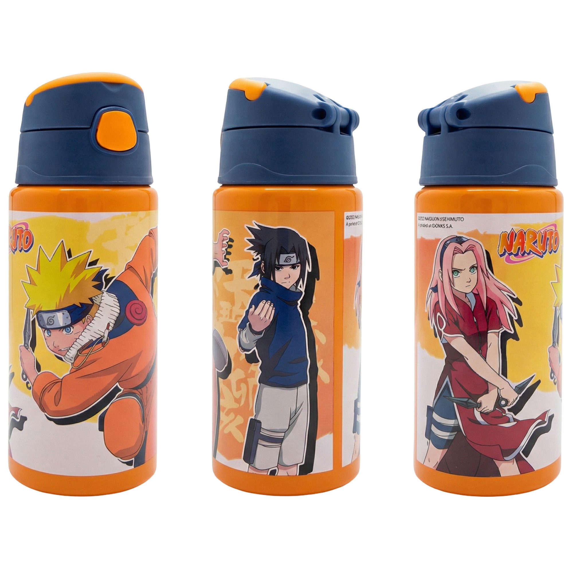 Naruto Trinkflasche Naruto Shippuden ALU Wasserflasche 500 ml Trinkflasche mit Naruto