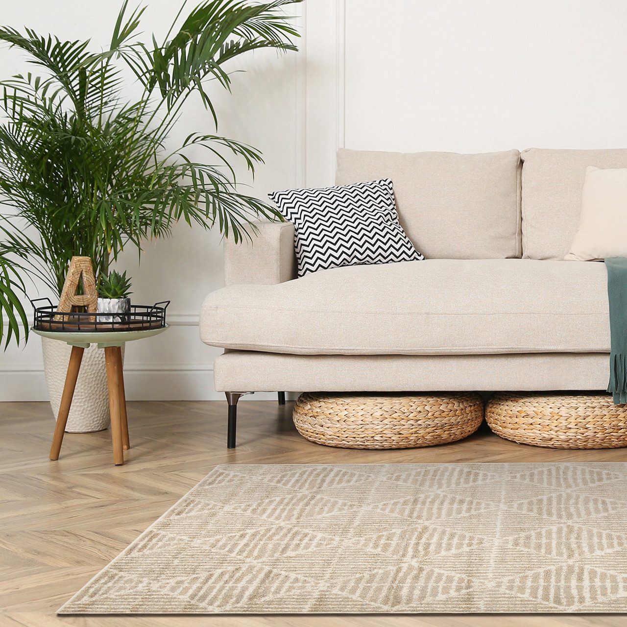 ArtUniverse Teppich Mosaik 80x150 cm indoor, 80x150 cm günstig online kaufen