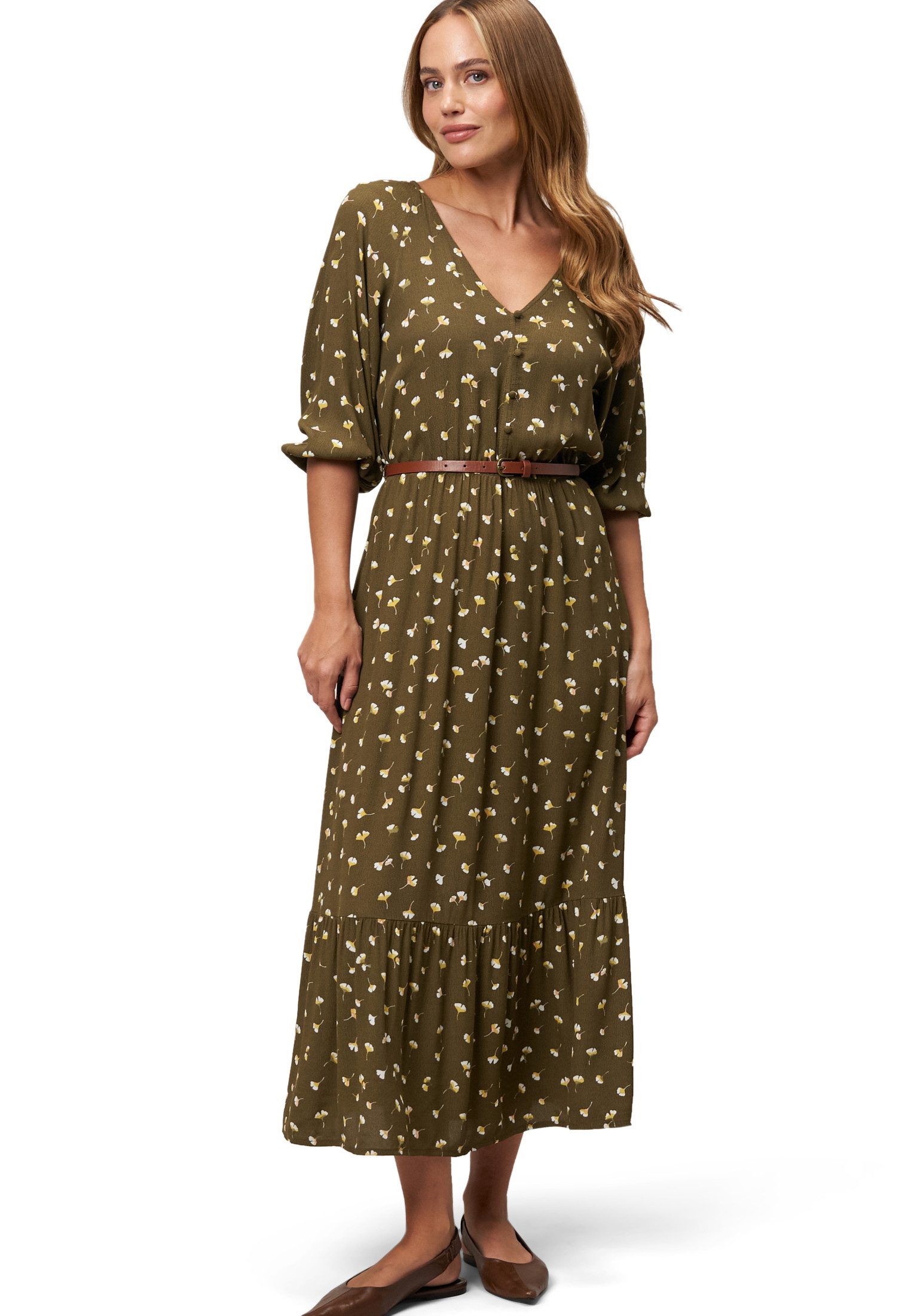 Zero Maxikleid zero Maxikleid mit Volants günstig online kaufen