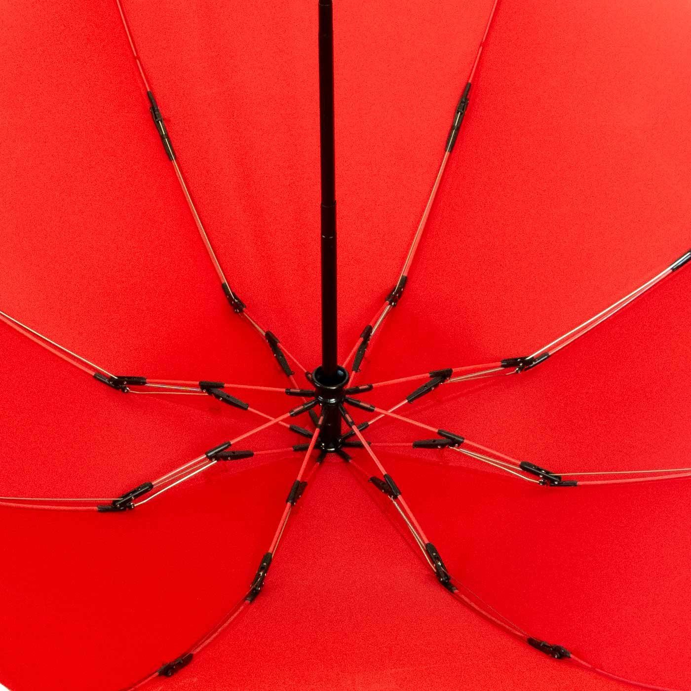 Taschenregenschirm öffnender umgekehrt Reverse Speichen Fiberglas-Automatiksch, stabilen rot bunten iX-brella mit