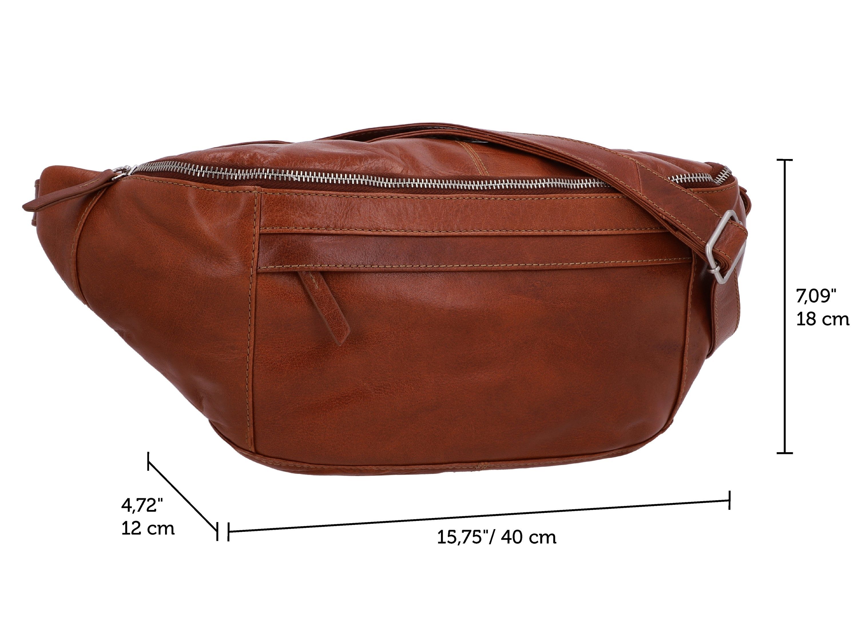 Gusti Leder Gürteltasche Gusti Leder Bauchtasche Esben (1-tlg)