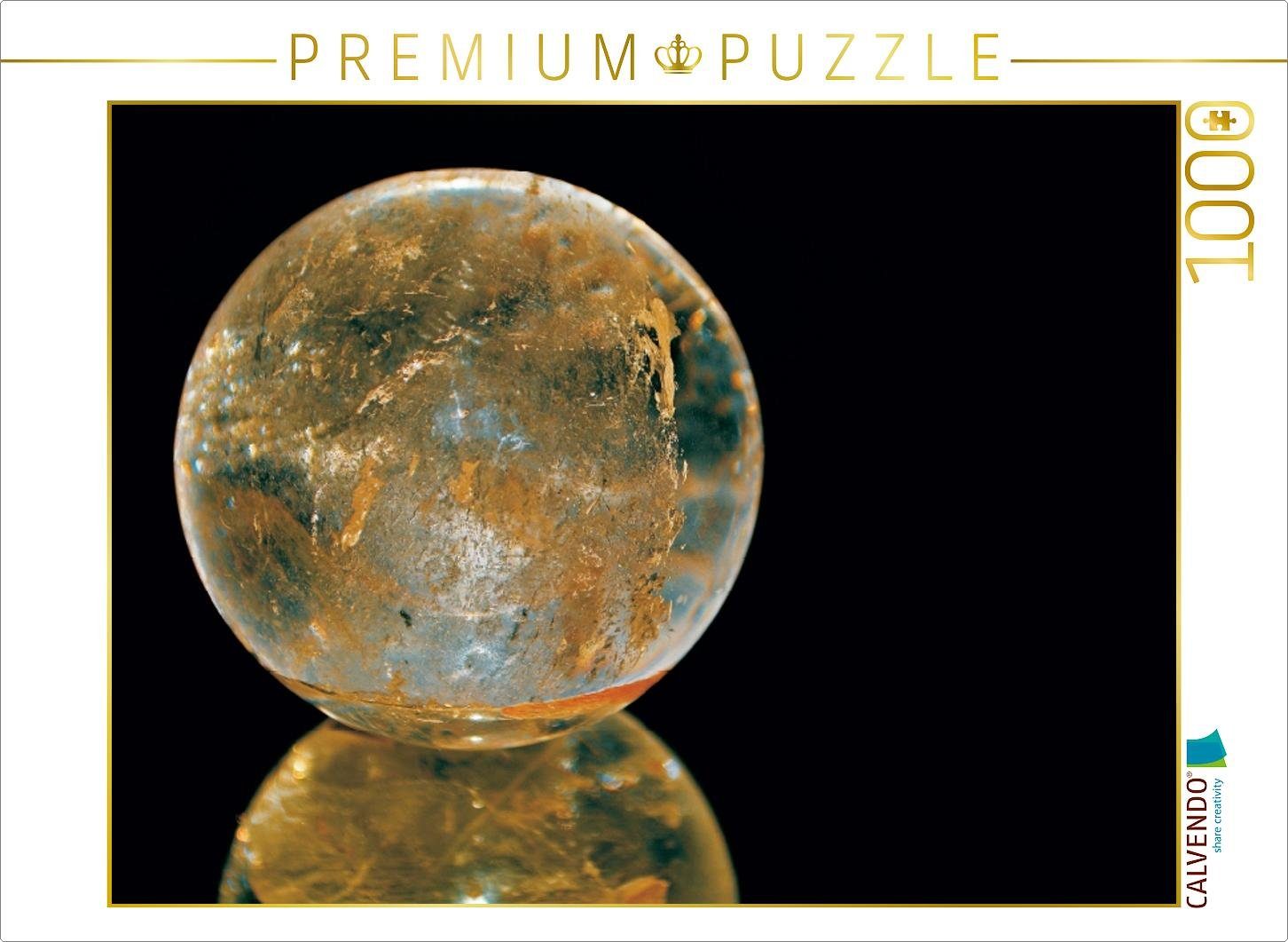 CALVENDO Puzzle CALVENDO Puzzle Bergkristall Kugel 1000 Teile Lege-Größe 64 x 48 cm Foto-Puzzle Bild von Ulrike SSK, 1000 Puzzleteile