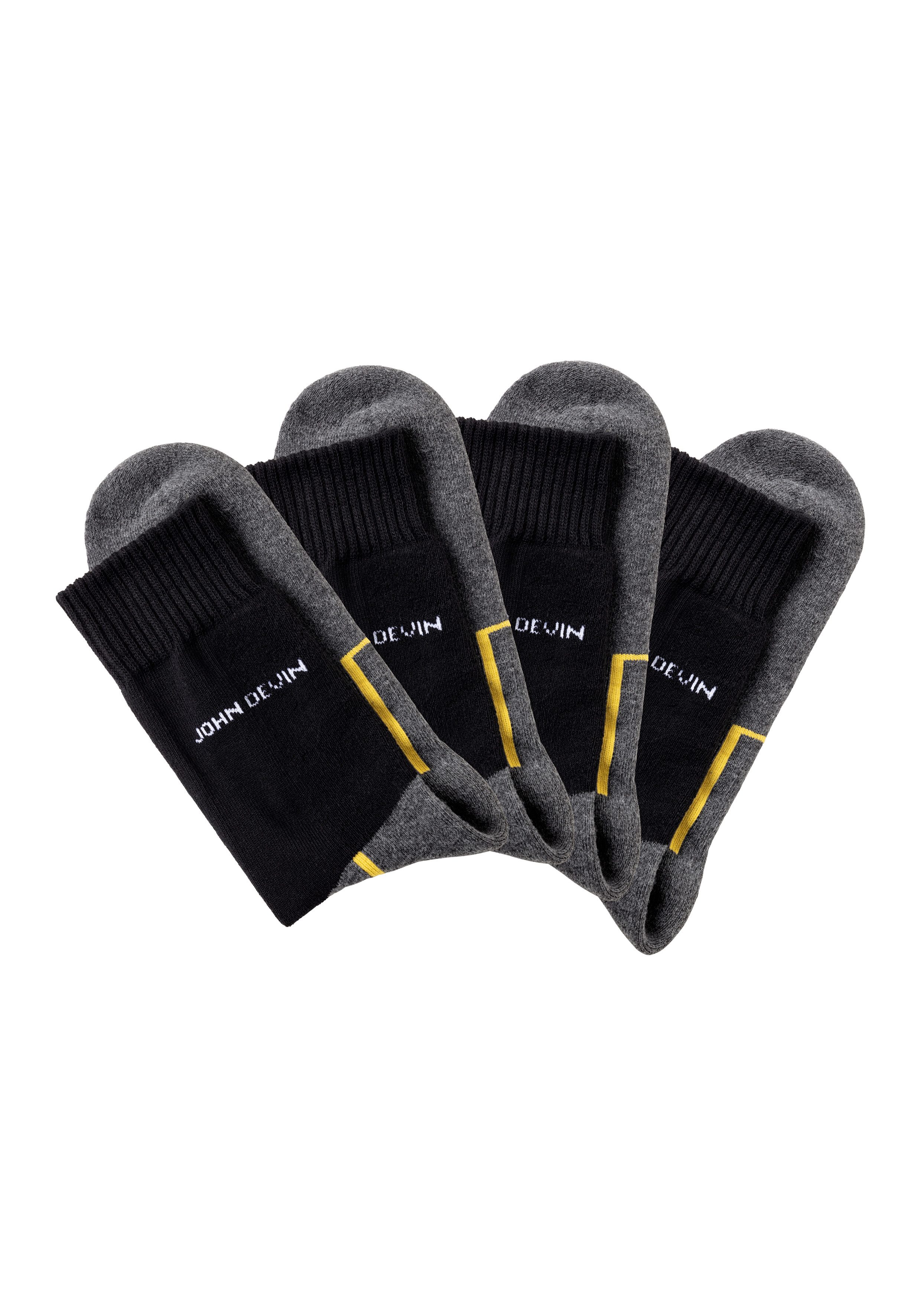 John Devin Funktionssocken (Packung, 4-Paar) mit Sohlen über Zehen und hoch günstig online kaufen