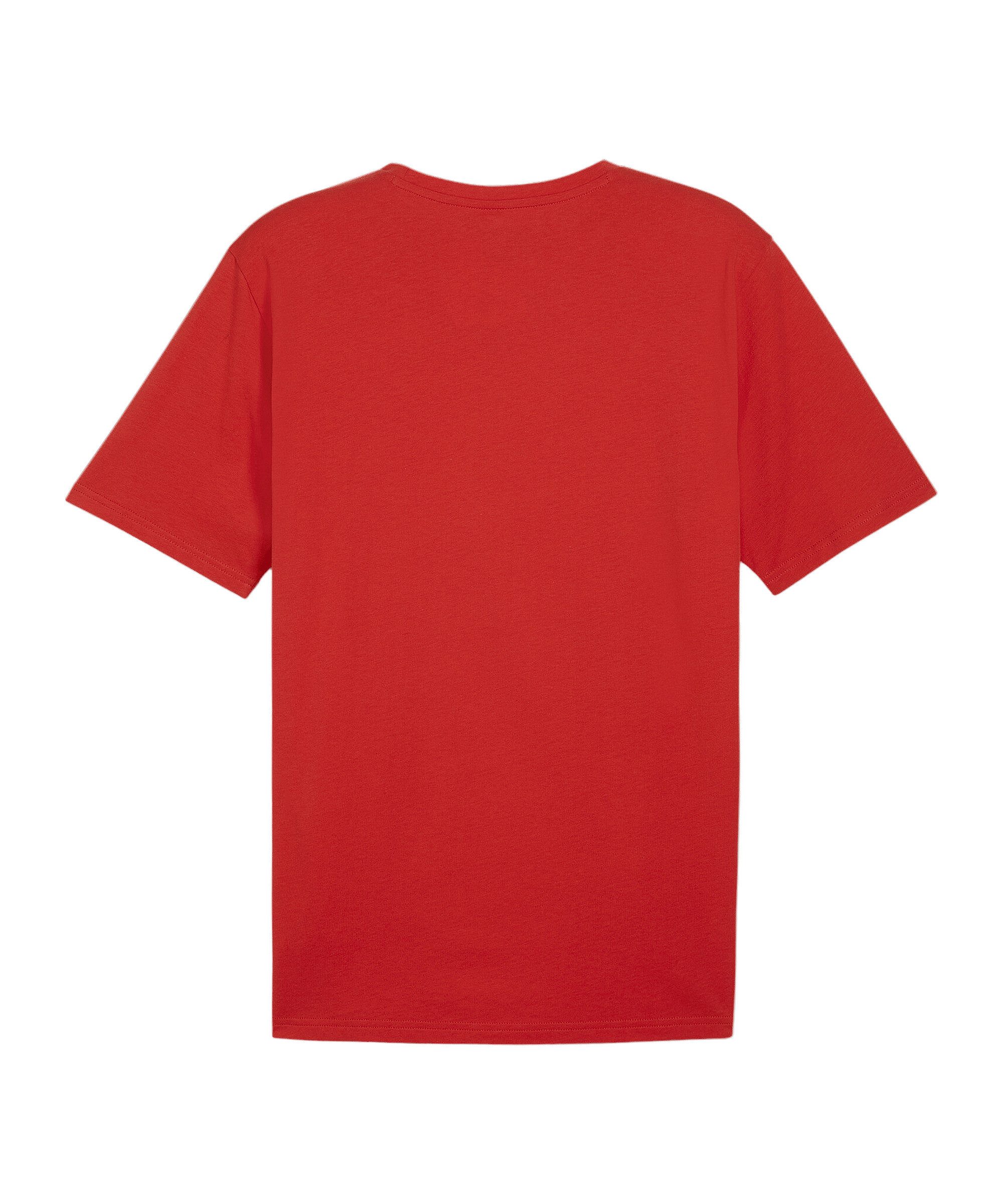 PUMA T-Shirt PUMA T-Shirt Kurzarm-Shirts Herren Baumwolle günstig online kaufen