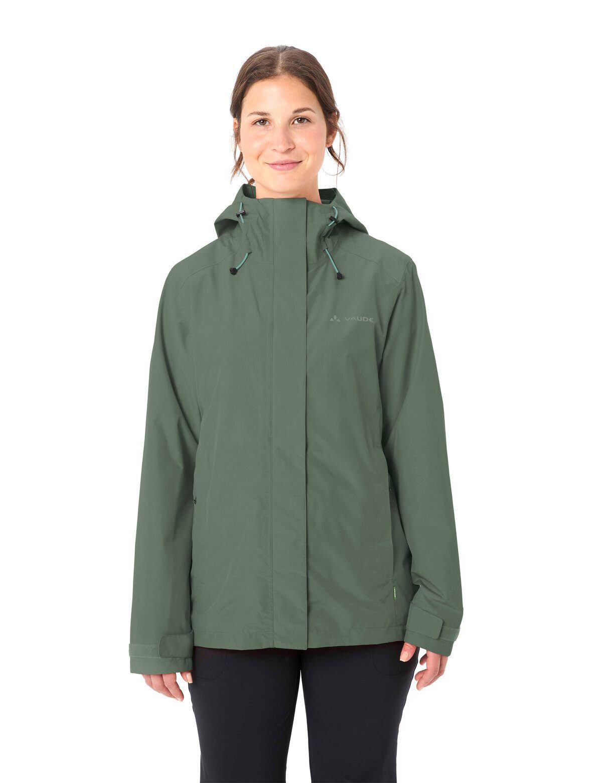 VAUDE Outdoorjacke Women's Strathcona Jacket (1-St) Outdoorjacke für Damen, atmungsaktiv, wasserdicht, winddicht