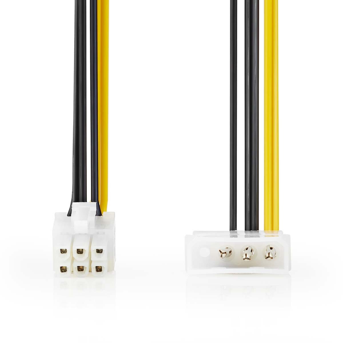 Nedis CCGP74060VA015 Stromkabel, Interne Stromkabel, Interne Stromkabel, PVC-Material, vergoldete Stecker, flexible Handhabung und Rundkabel.