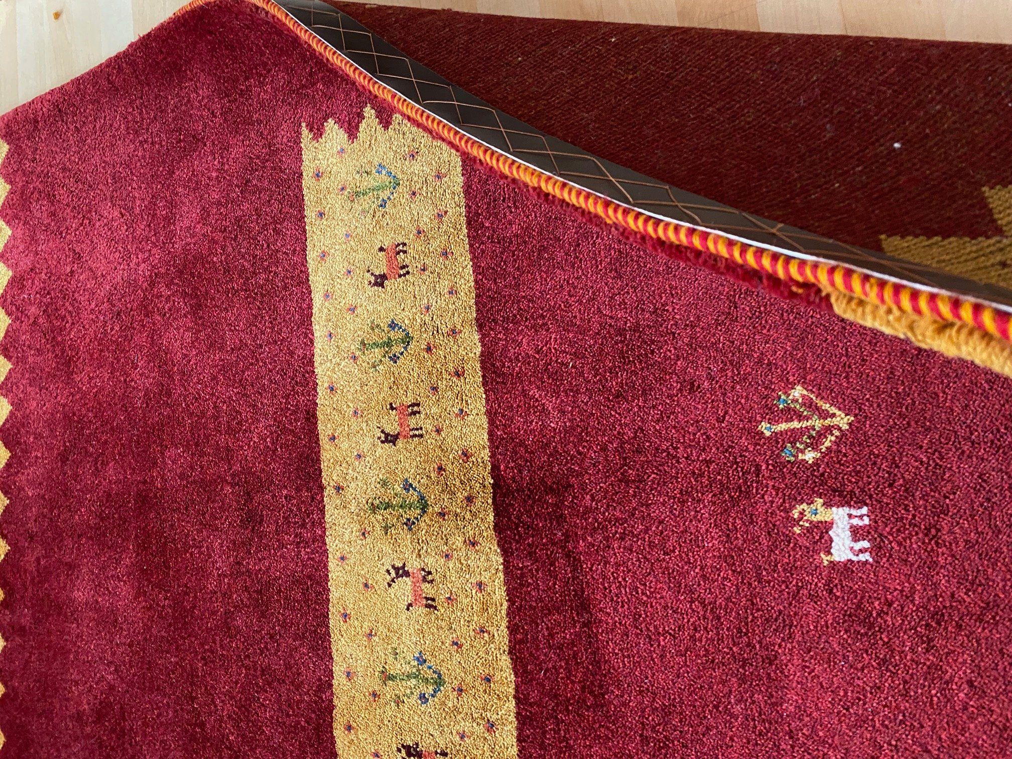 Orientteppich Original Perser mit Teppich Morgenlandbazar, 179×119 Handgeknüpft, Gabbeh Zertifikat Bozdar Einzelstück Unikat Handgeknüpft