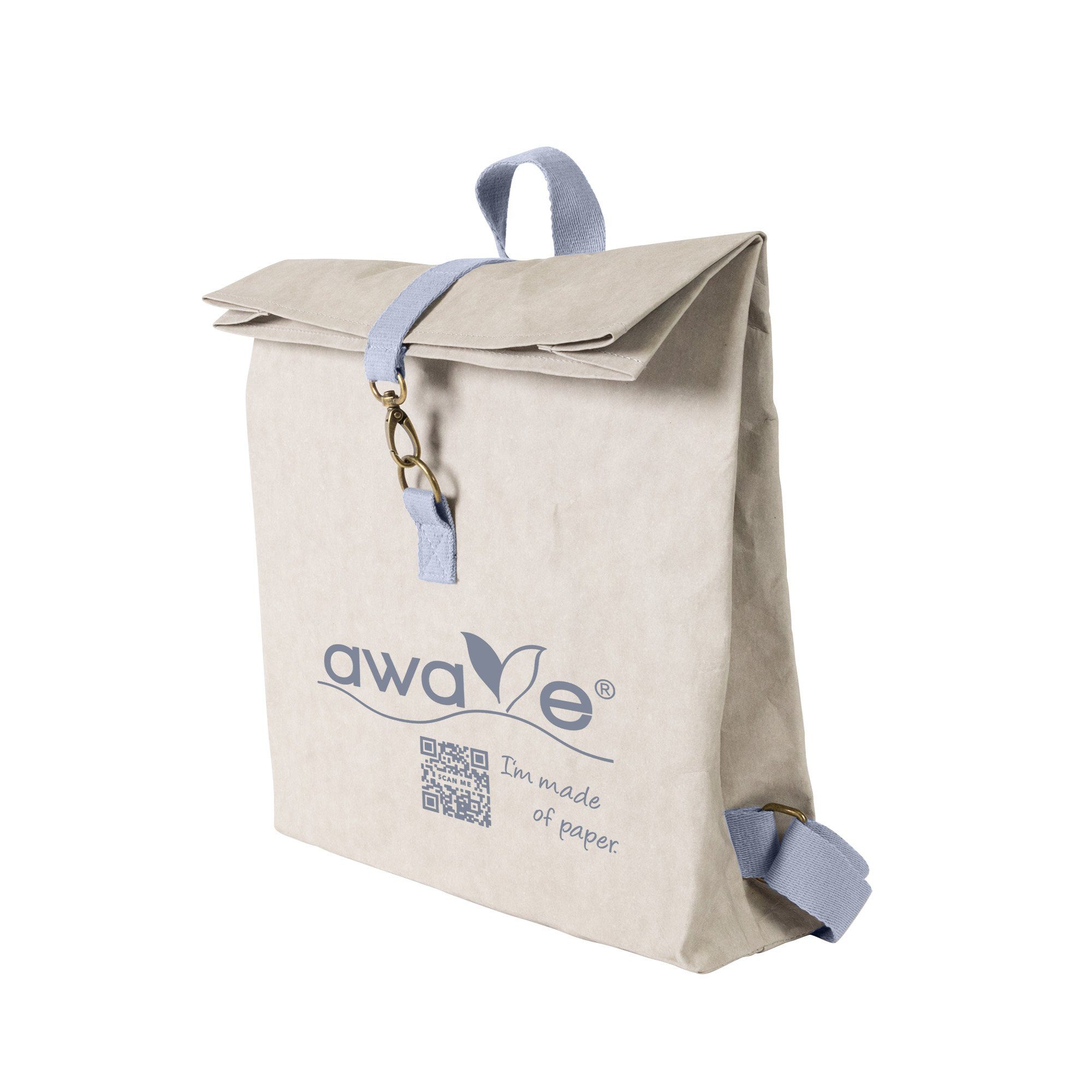 AWAVE® Rucksack AWAVE® aus veganem Leder, waschbar, 10 l (1-tlg)