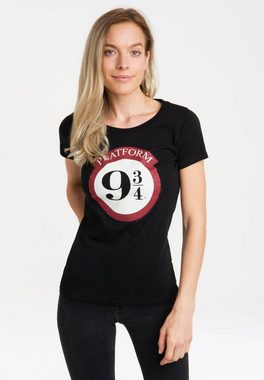 LOGOSHIRT T-Shirt Harry Potter - Platform 9 3/4 mit lizenziertem Design