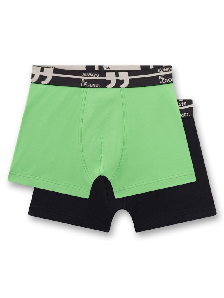 Sanetta Boxershorts Jungen Boxershorts 2er-Pack aus Baumwollmix mit Elasthan