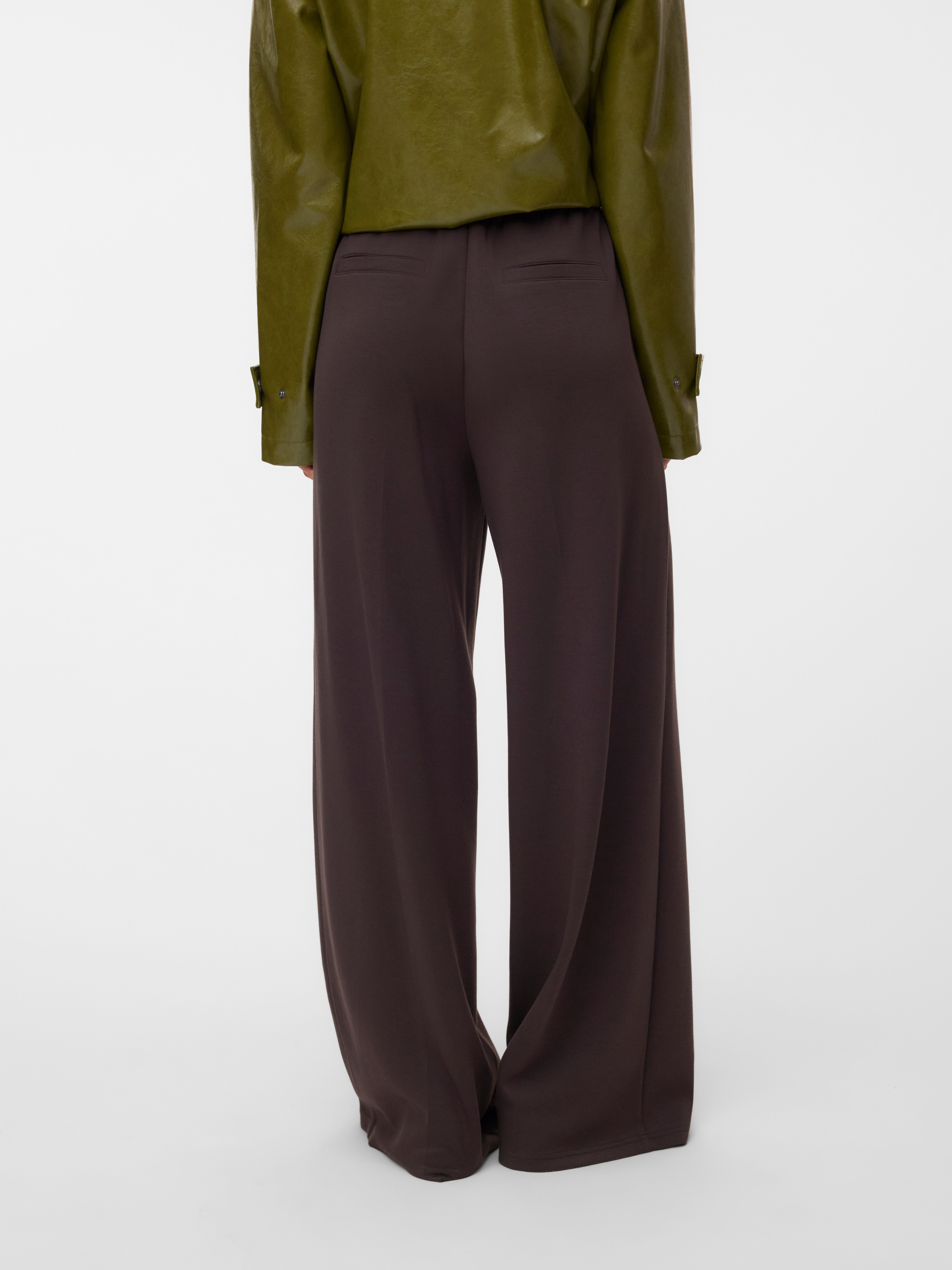 Vero Moda Anzughose VMBELLIS MW WIDE PANT NOOS Materialmix, wide fit