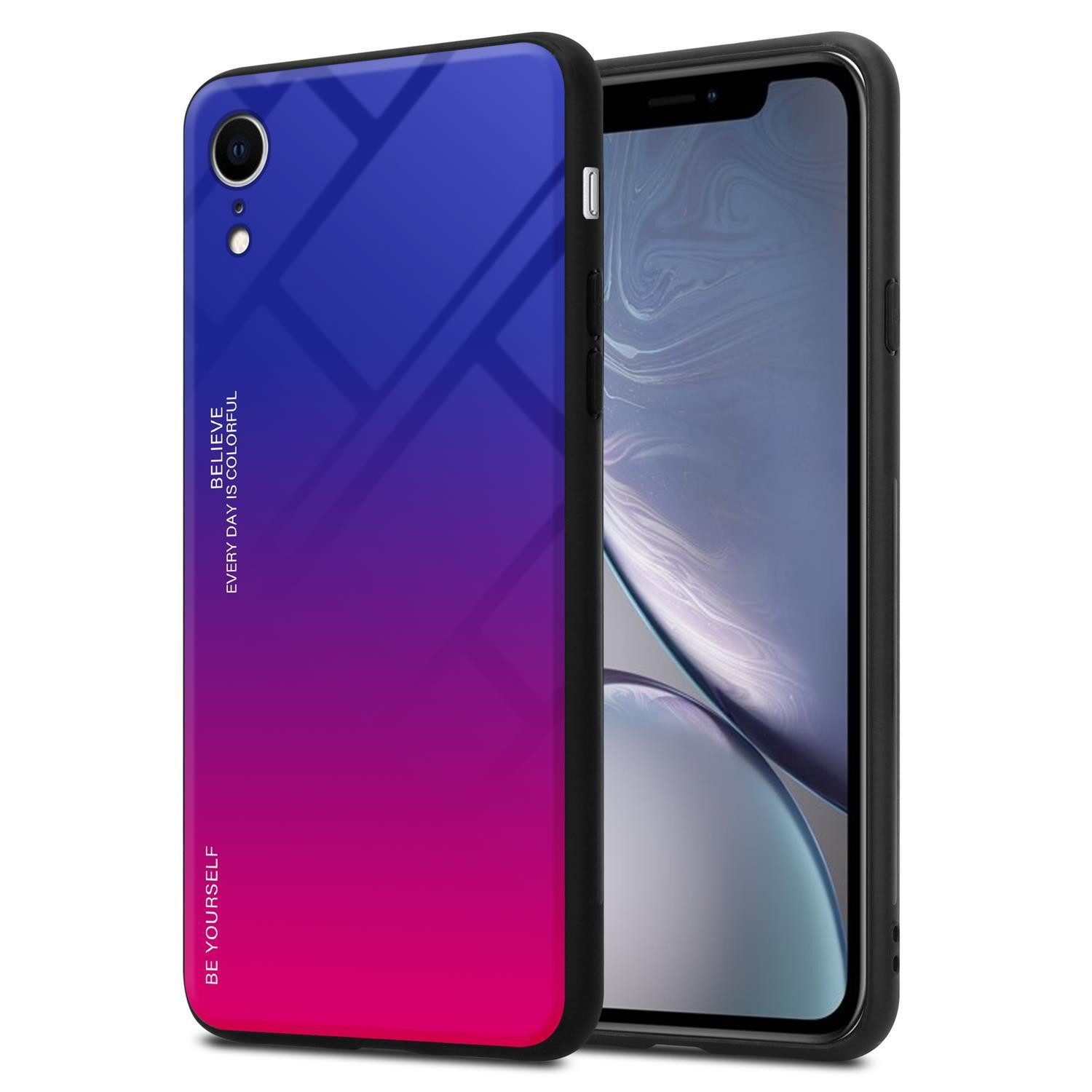 Cadorabo Handyhülle für iPhone XR Hülle Apple iPhone XR, Robustes Hard Case - Handy Schutzhülle - Hülle - Back Cover Bumper