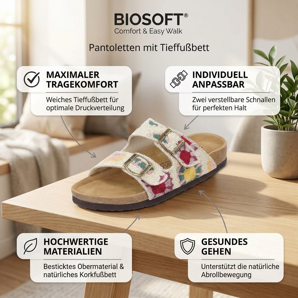 Biosoft Comfort & Easy Walk Zweischnaller Sandale