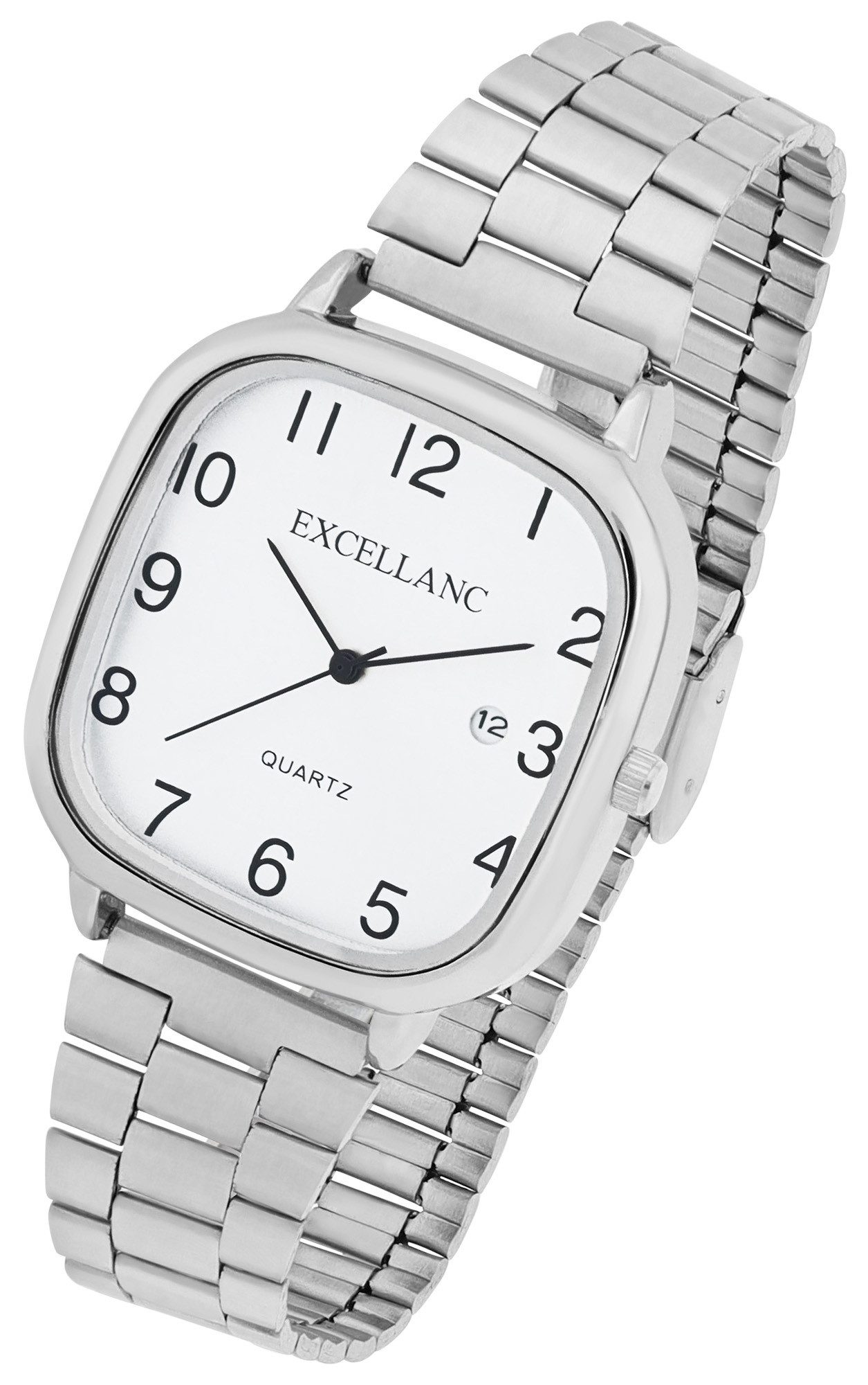 Excellanc Quarzuhr 1800261 Metallarmband, eckiges Gehäuse, günstig online kaufen