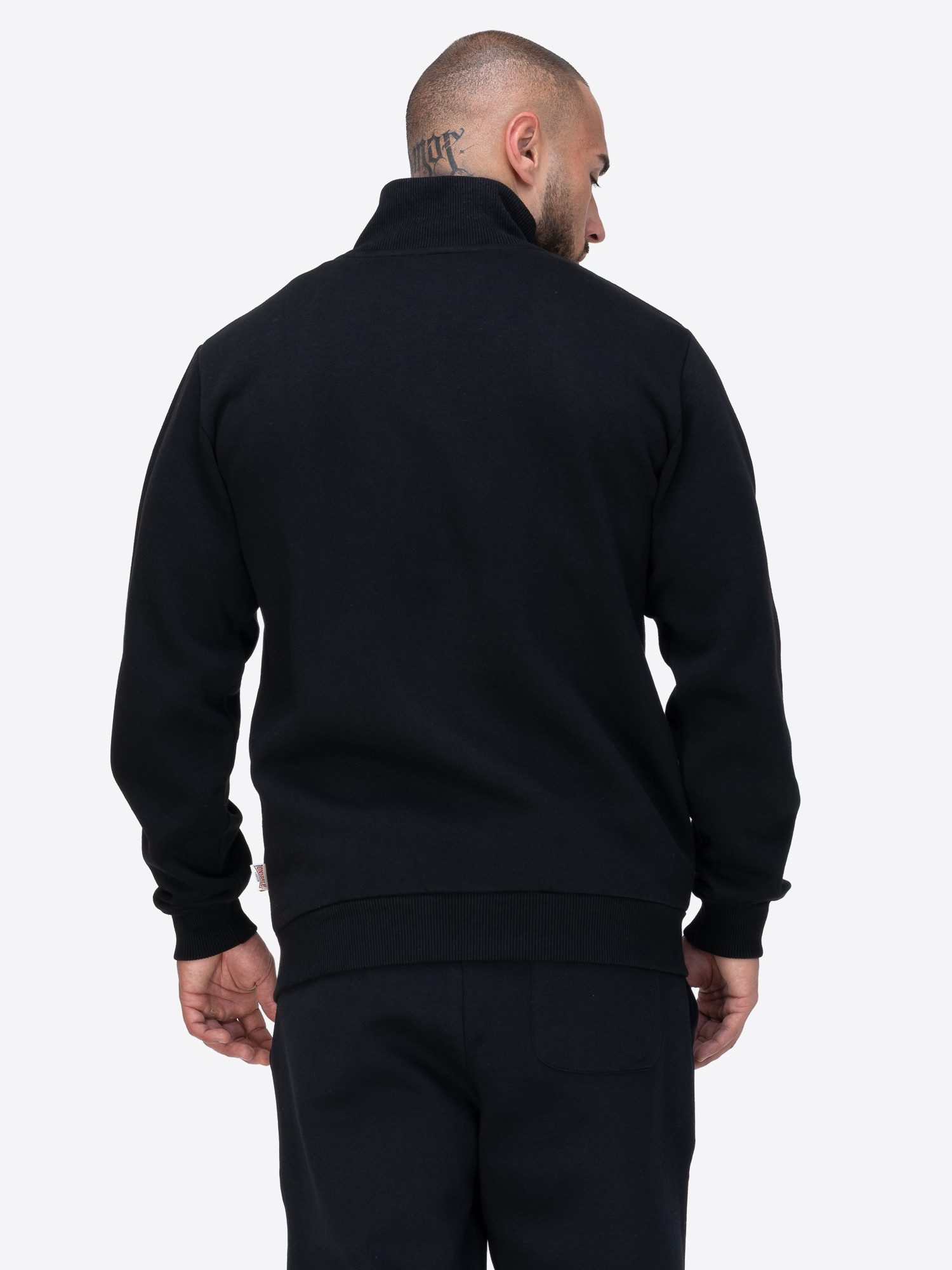 Lonsdale Sweatjacke BLENCARN mit kontrastfarbenem Logo-Print auf der Brust, normale Passform