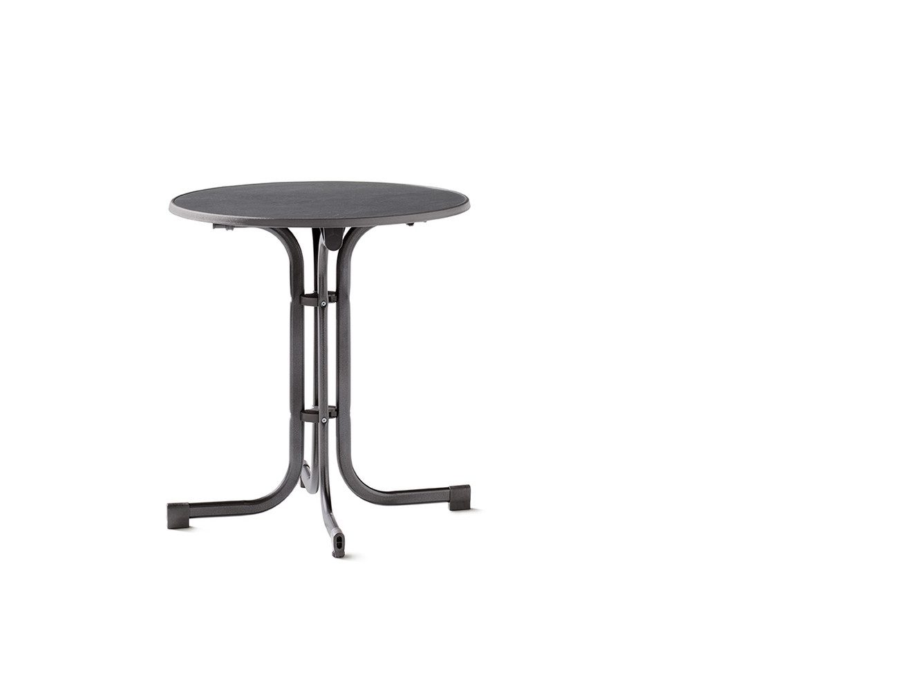Klapptisch in Schiefer anthrazit, mecalit®-PRO - 72x68cm (HxD)