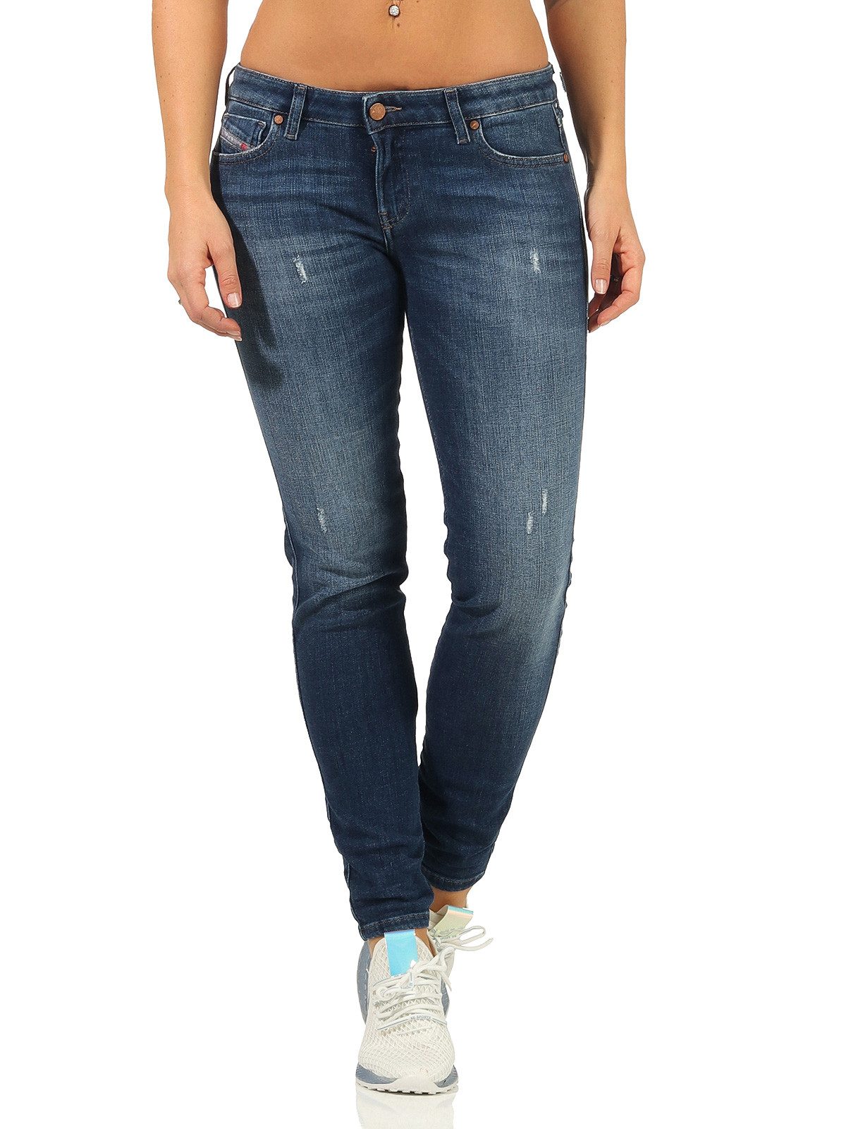 Diesel Skinny-fit-Jeans Gracey 084QJ Used-Look, Super Slim Skinny - Low Waist