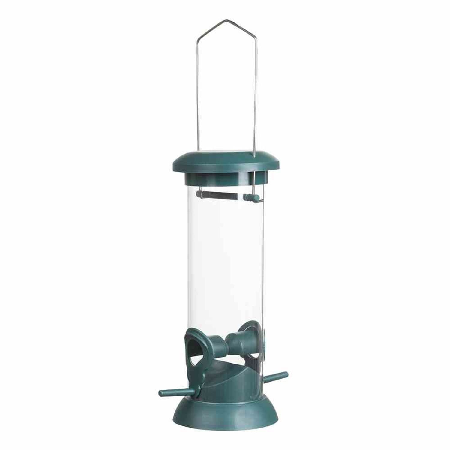 Vogelfuttersäule 24cm Vogelhaus Line Garden für Premium Mischfutter, Siena