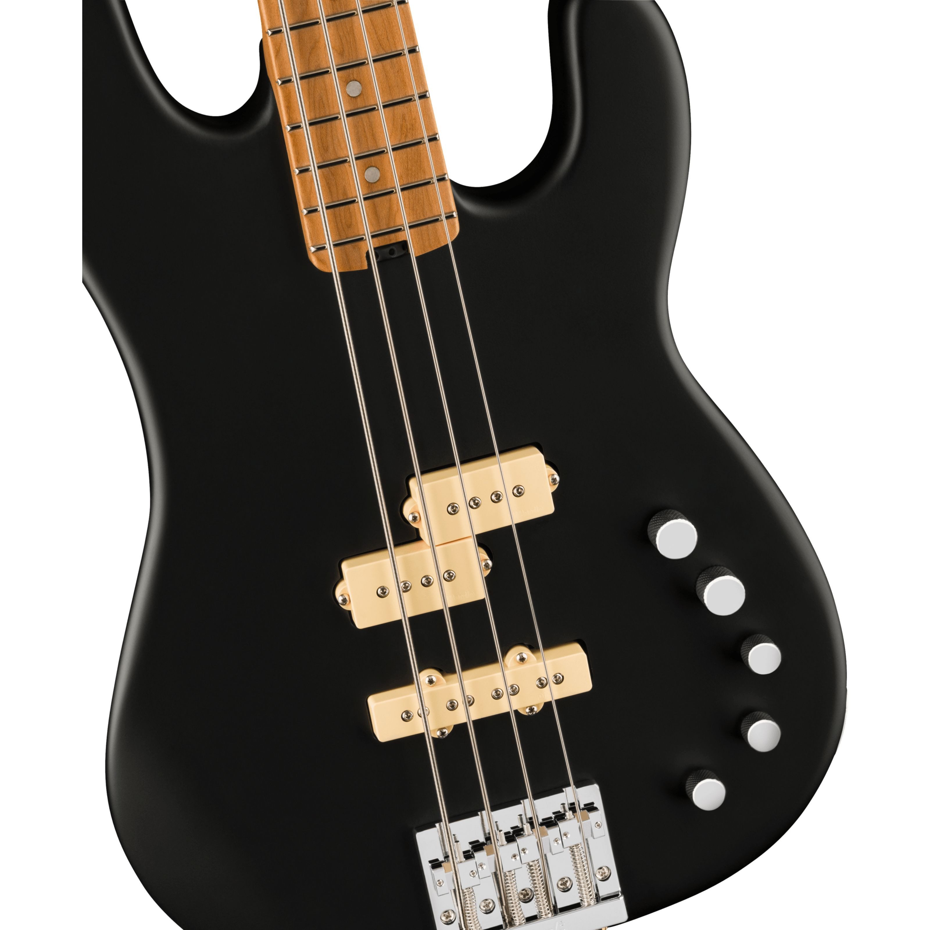 Charvel E-Bass, E-Bässe, 4-Saiter E-Bässe, Pro-Mod San Dimas Bass PJ IV Satin Black - E-Bass