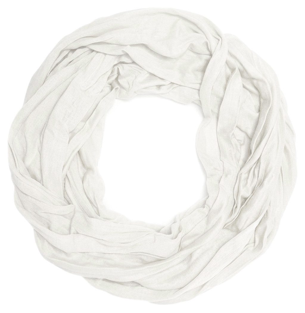 Loop Damen Loopschal Schmaler Schlauchschal Rundschal Einfarbig
