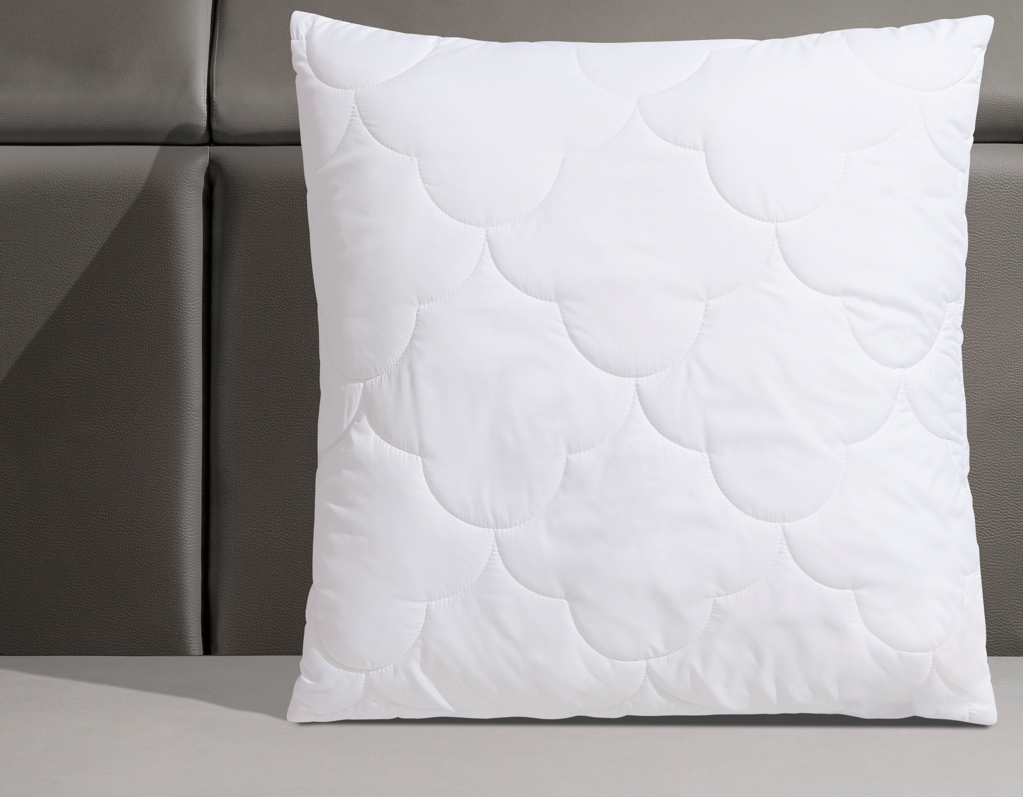OTTO home Microfaserkissen Mondschein, Kopfkissen 1-tlg. oder 2-tlg. 40x80 oder 80x80 cm, Füllung: Faserbällchen, Bezug: Polyester oder antibakteriellen Microfaser, Kissen, allergiker geeignet (für Hausstauballergiker)