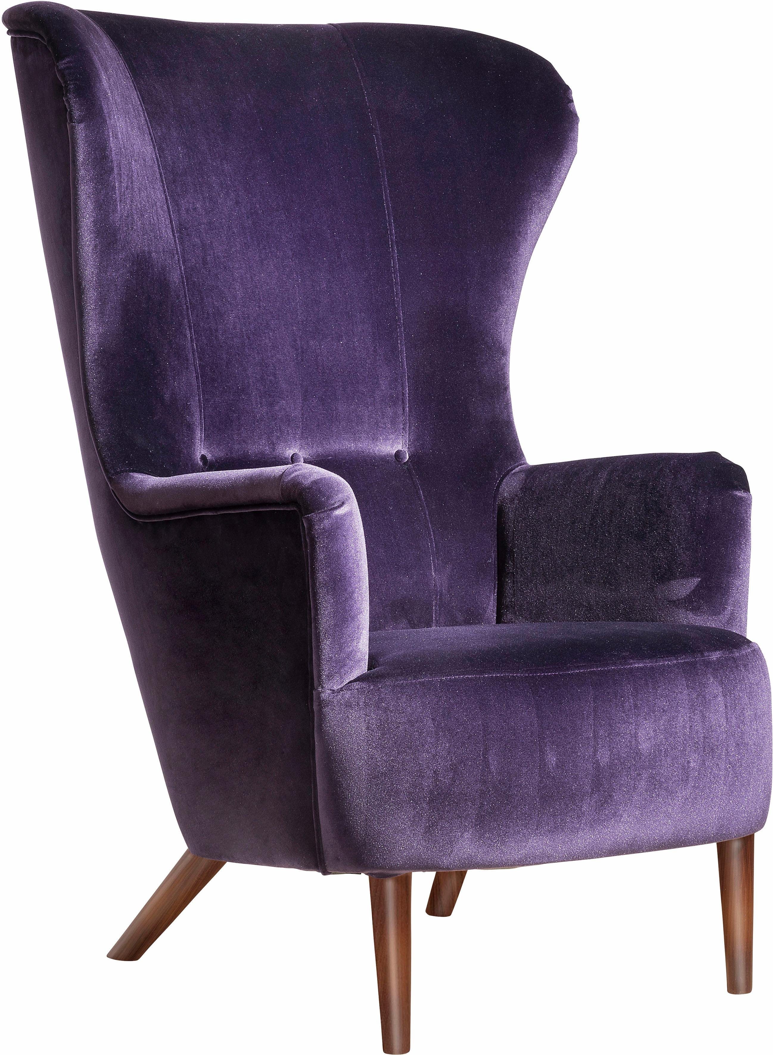 Max Winzer® Sessel Lianns, Hochlehnsessel, Ohrensessel, im Retrostil, mit Knopfheftung, Hochlehner. Reduzierter Preis € 1.279,99. Unverbindliche Preisempfehlung € 1.602,00