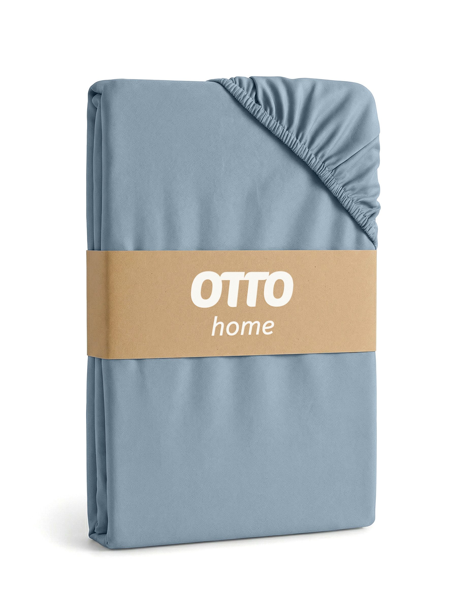 OTTO home Spannbettlaken BLACKBERRY in PREMIUM und BASIC Qualität, 100% Baumwolle, Jersey (160 g/m), Gummizug: rundum, (1 Stück), für hohe Matratzen bis 28 cm,  – Bild 3 von 5