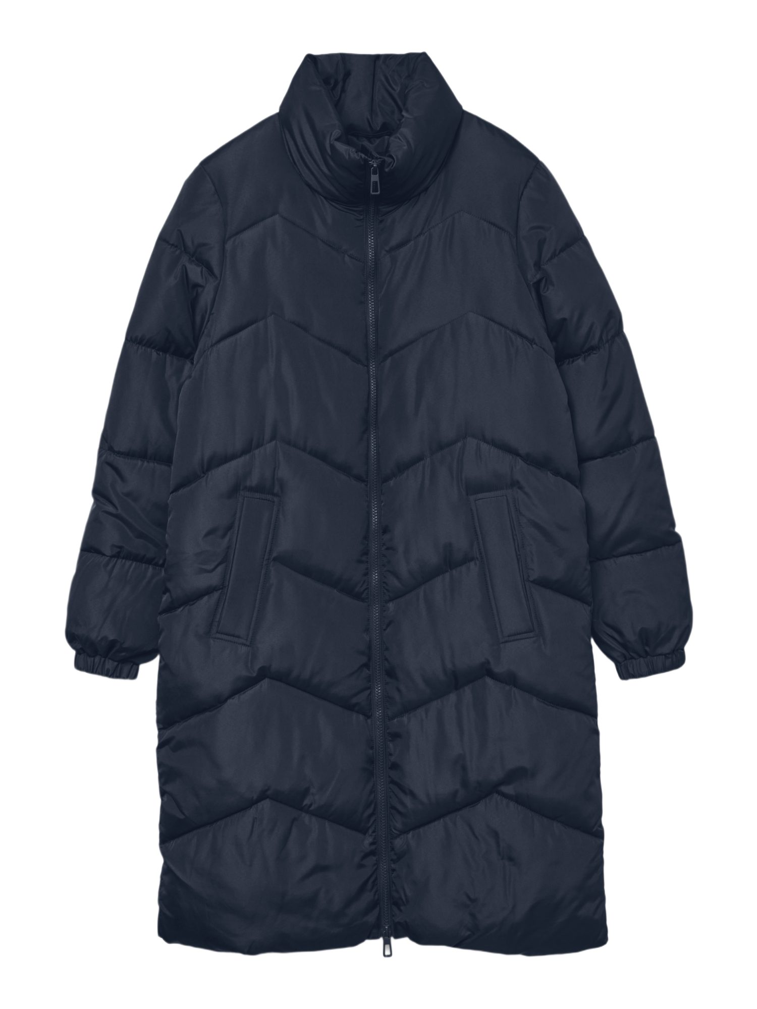 Vero Moda Partykleid blau,Outdoor,Polyester,Unifarben,Stehkragen,Lang,Regular Fit