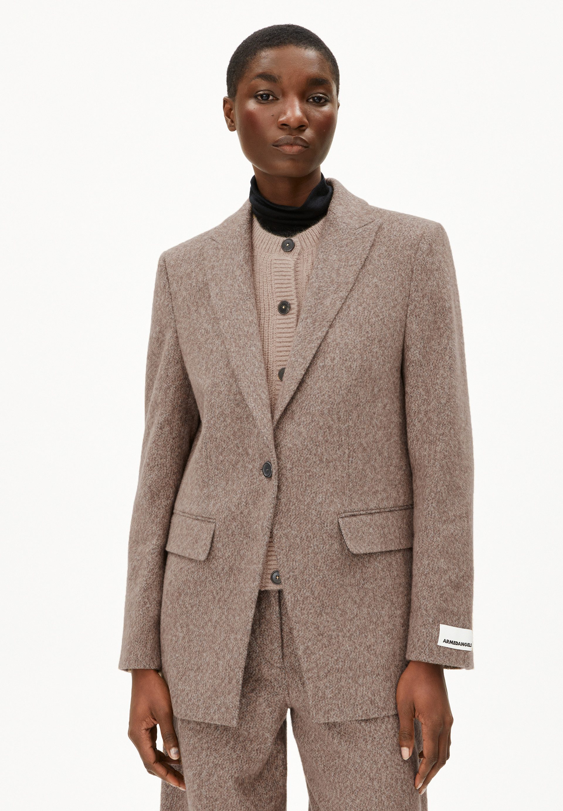 Armedangels Куртки блейзер MIKULAA TWEED Блейзеры aus Bio-Baumwoll Mix (1-tlg)
