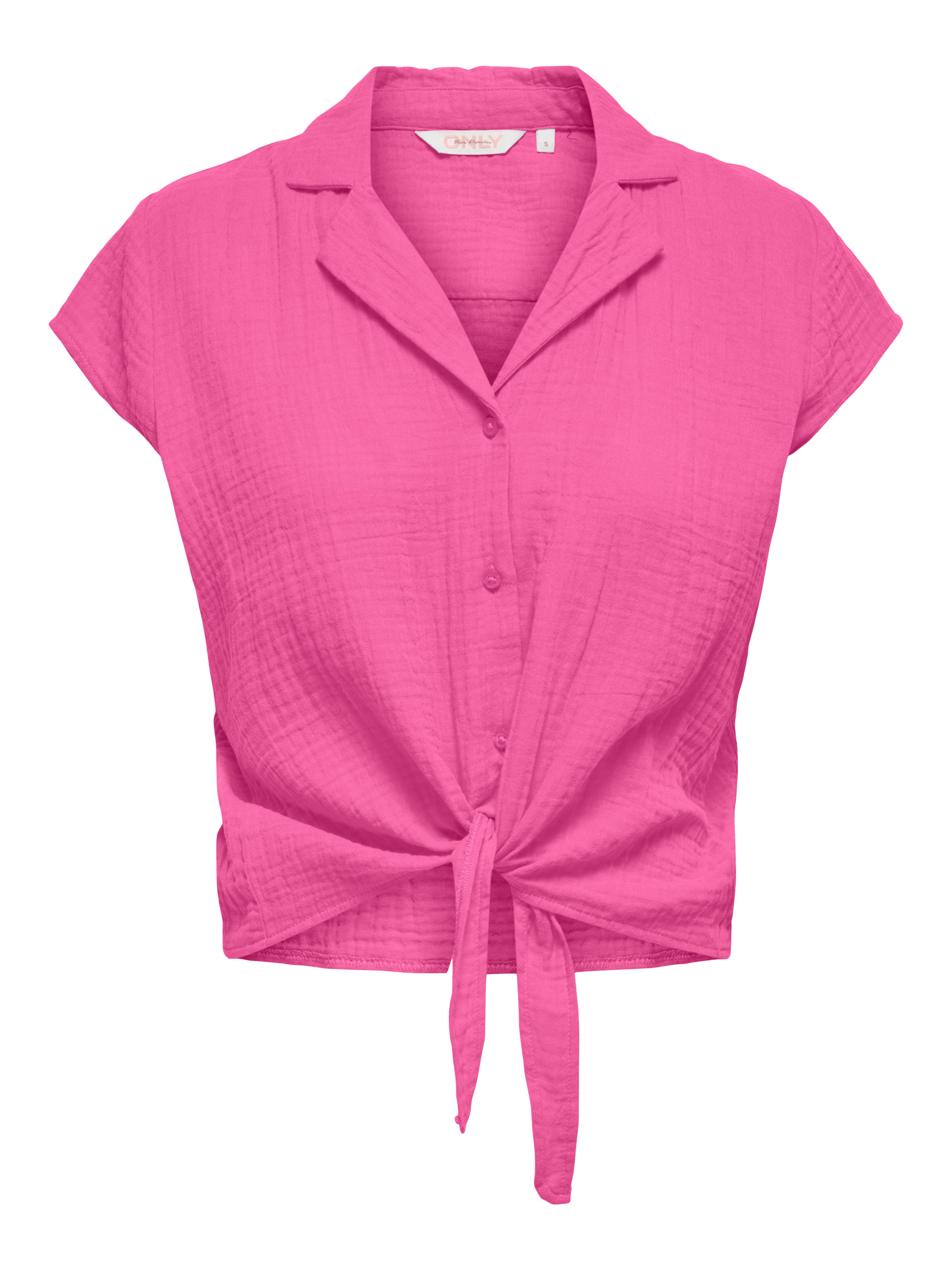 ONLY Kurzarmbluse ONLTHYRA CAPSLEEVE SHIRT WVN Baumwolle, regular fit – Bild 3 von 4