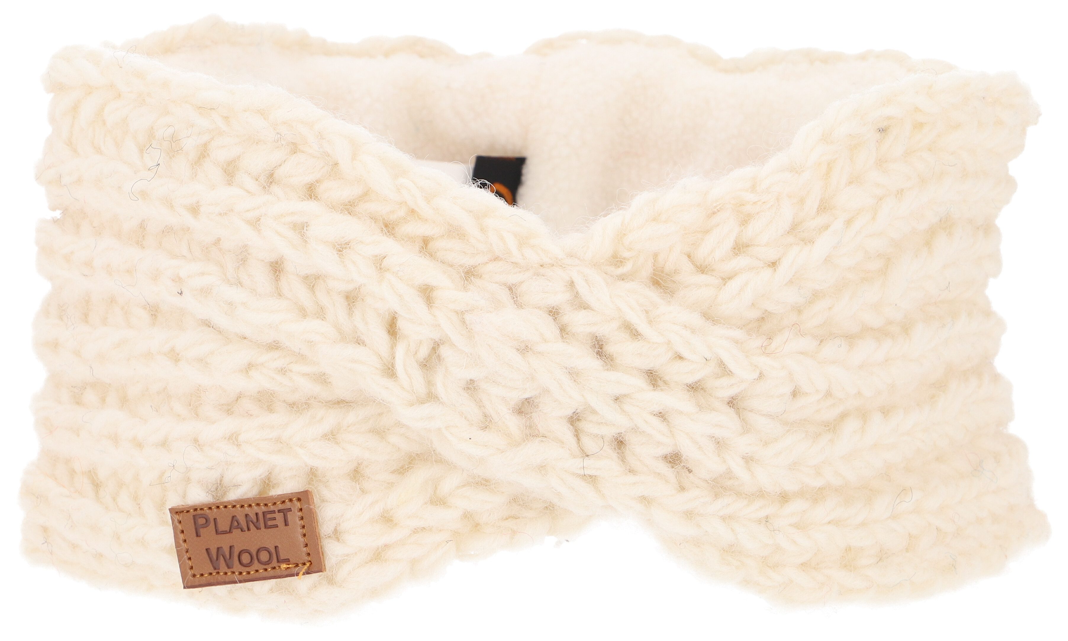 Guru-Shop Stirnband Woll-Strick-Stirnband, gestrickter Ohrenwärmer.. günstig online kaufen