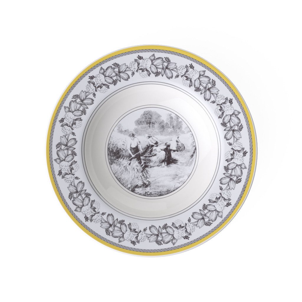 Villeroy & Boch Suppenteller Audun Suppenteller, (1 St), Premium Porcelain, mikrow.- & spülm.sicher, Made in Germany